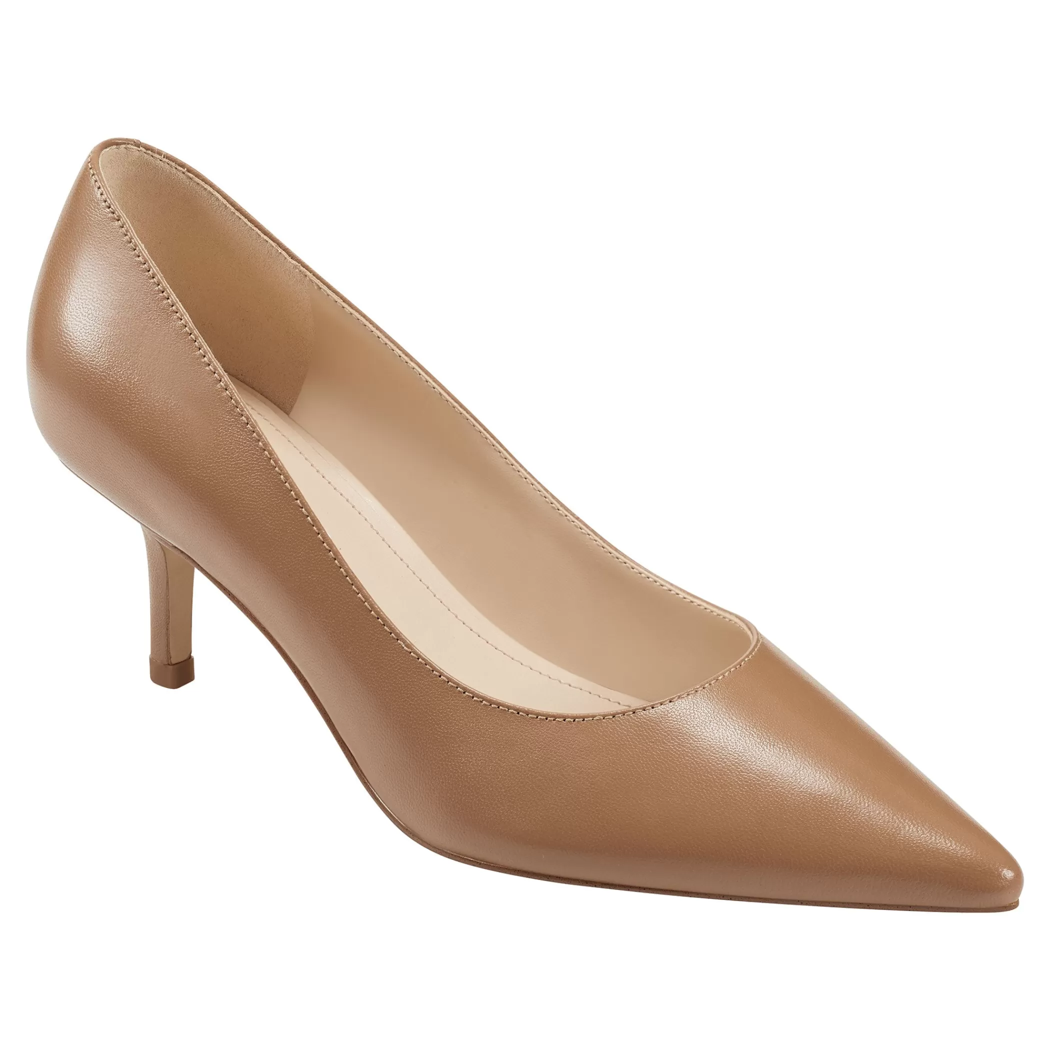 Shop Marc Fisher Alola Pump Medium Natural Leather