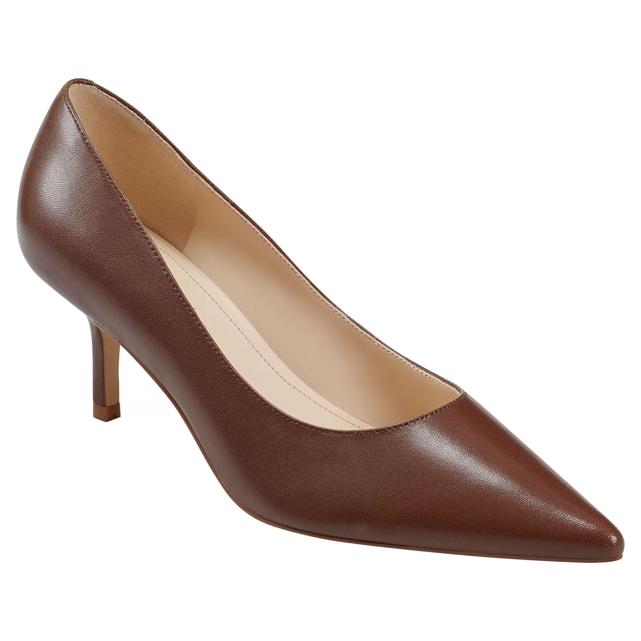 Flash Sale Marc Fisher Alola Pump Medium Brown Leather