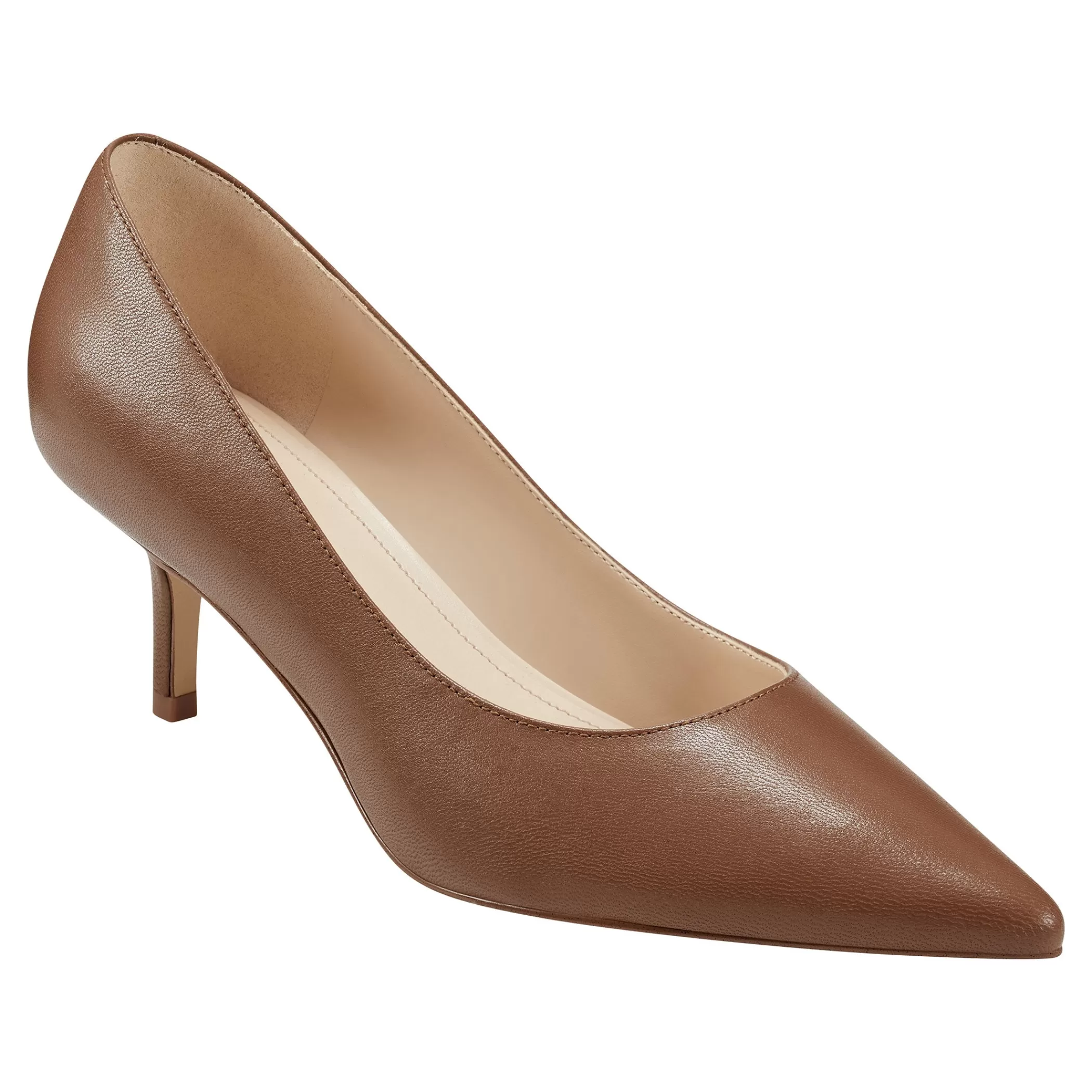 Clearance Marc Fisher Alola Pump Light Brown Leather