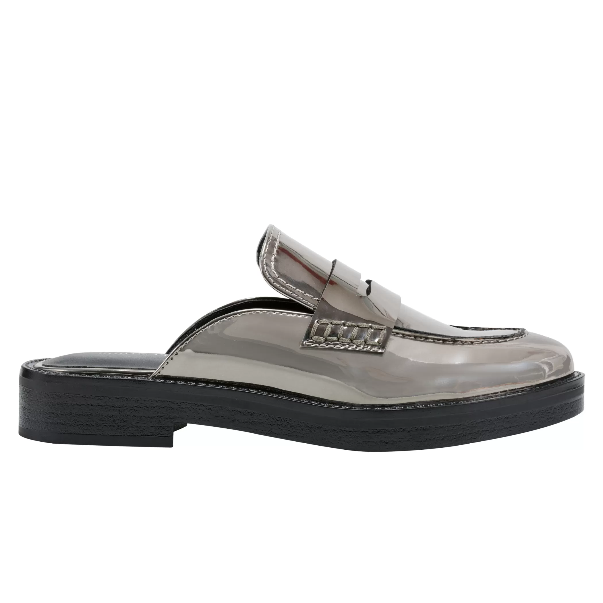 Clearance Marc Fisher Burlesk Loafer Mule Pewter