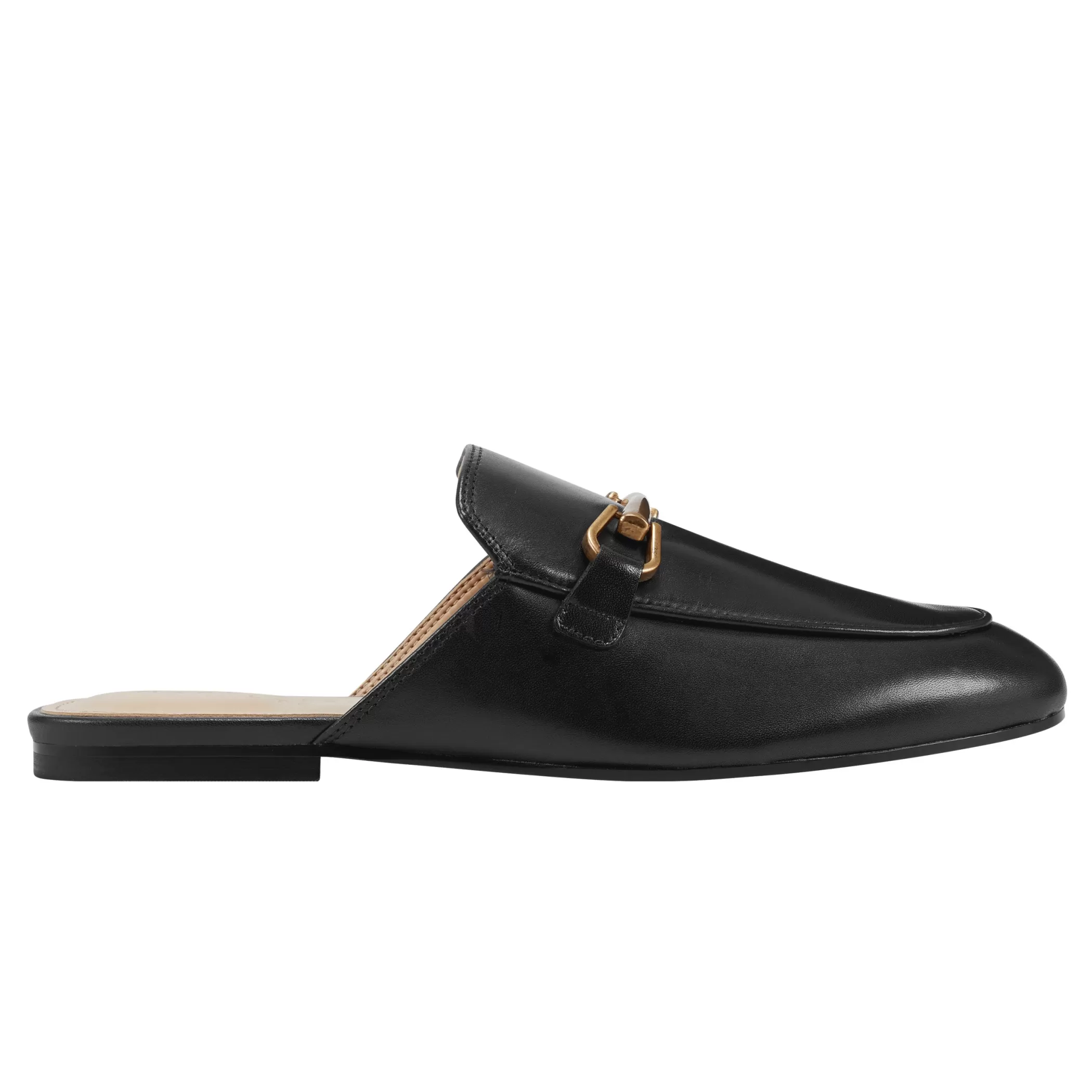 Shop Marc Fisher Butler Loafer Mule Black Leather