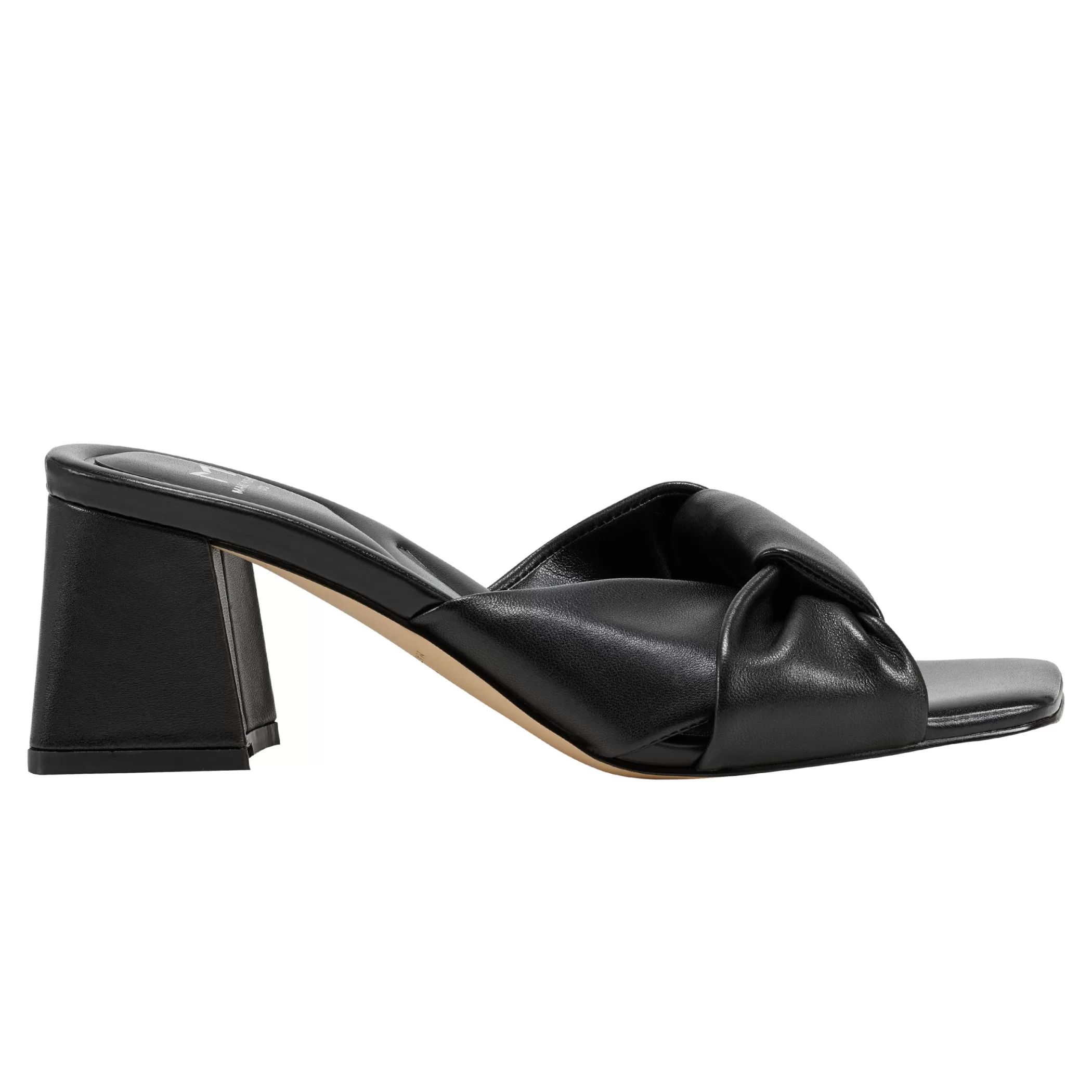 Best Sale Marc Fisher Calia Block Heel Sandal Black