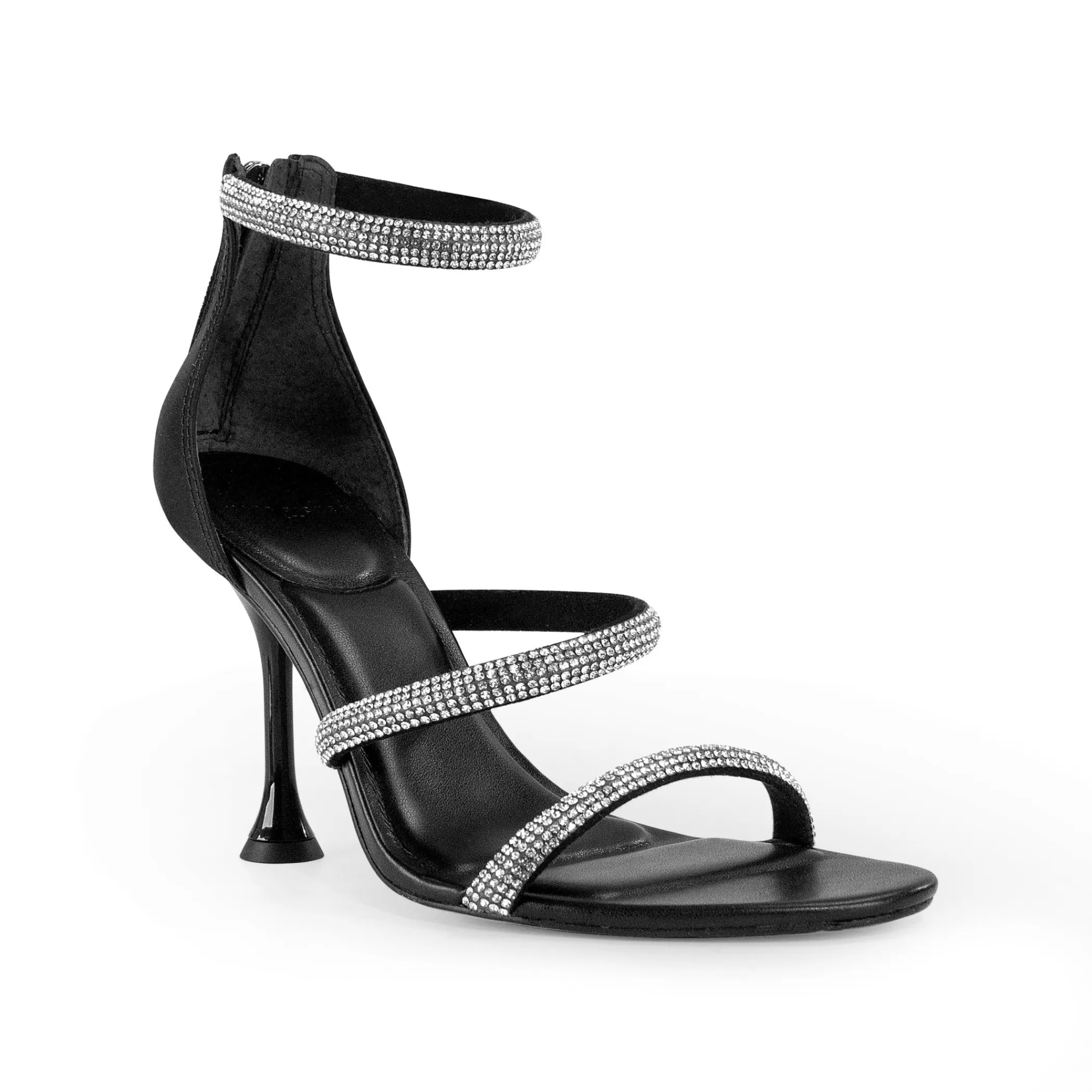 Best Sale Marc Fisher Carita Ankle Strap Heeled Sandal Black