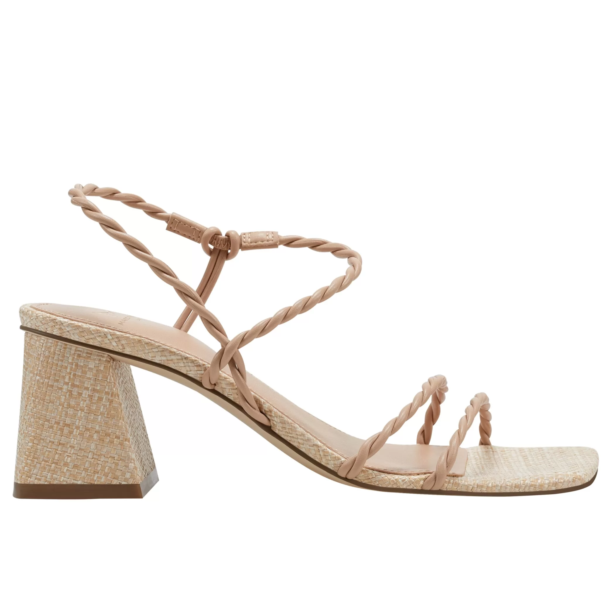 Flash Sale Marc Fisher Carys Block Heel Sandal Light Natural