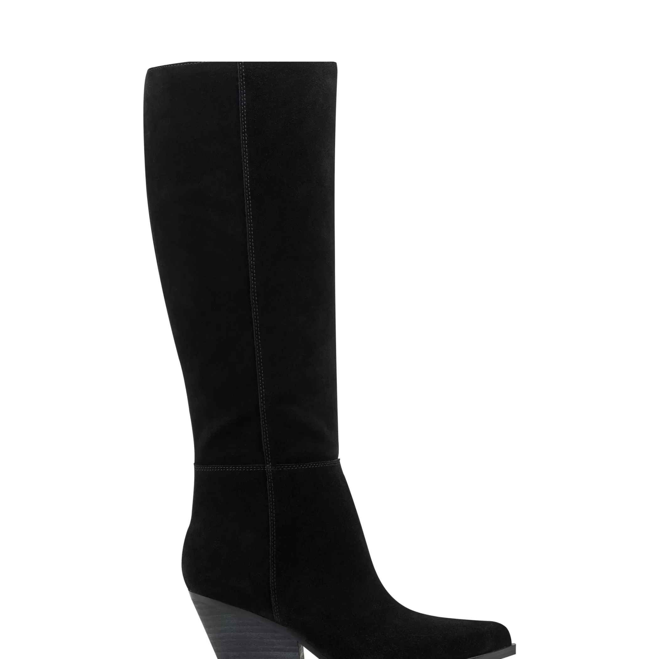 Store Marc Fisher Challi Pointy Toe Boot Black Suede