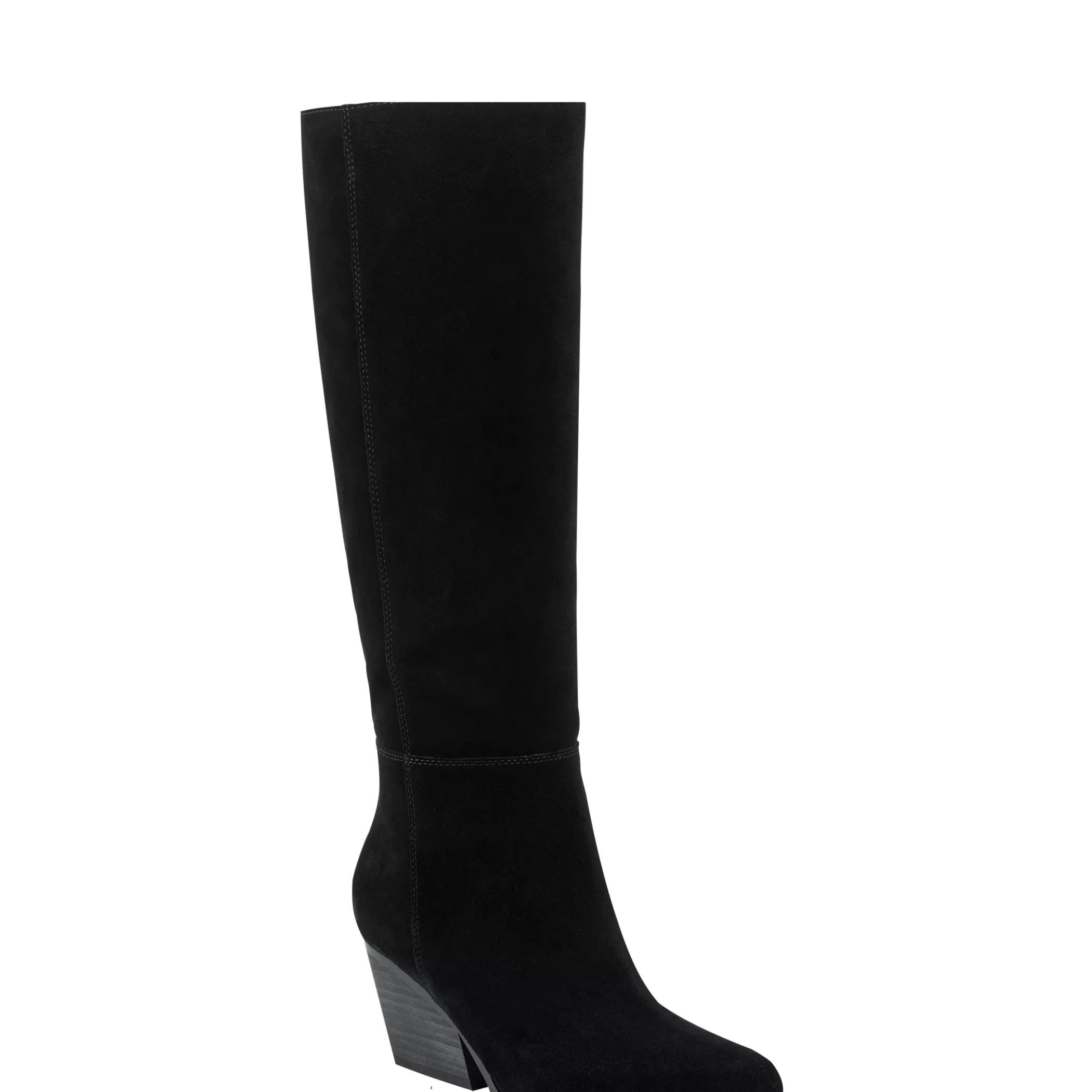 Store Marc Fisher Challi Pointy Toe Boot Black Suede