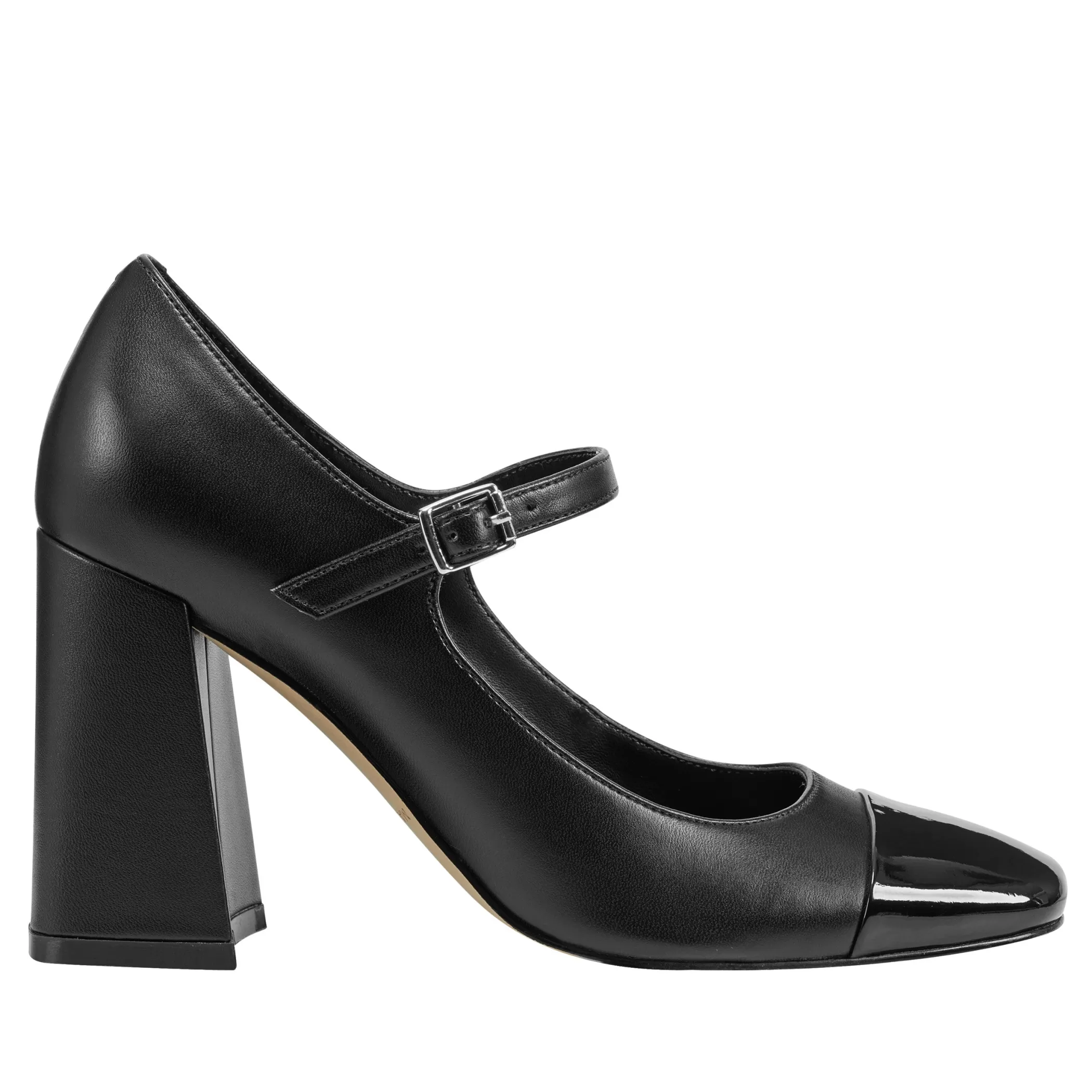 Discount Marc Fisher Charine Cap Toe Mary Jane Black/Black