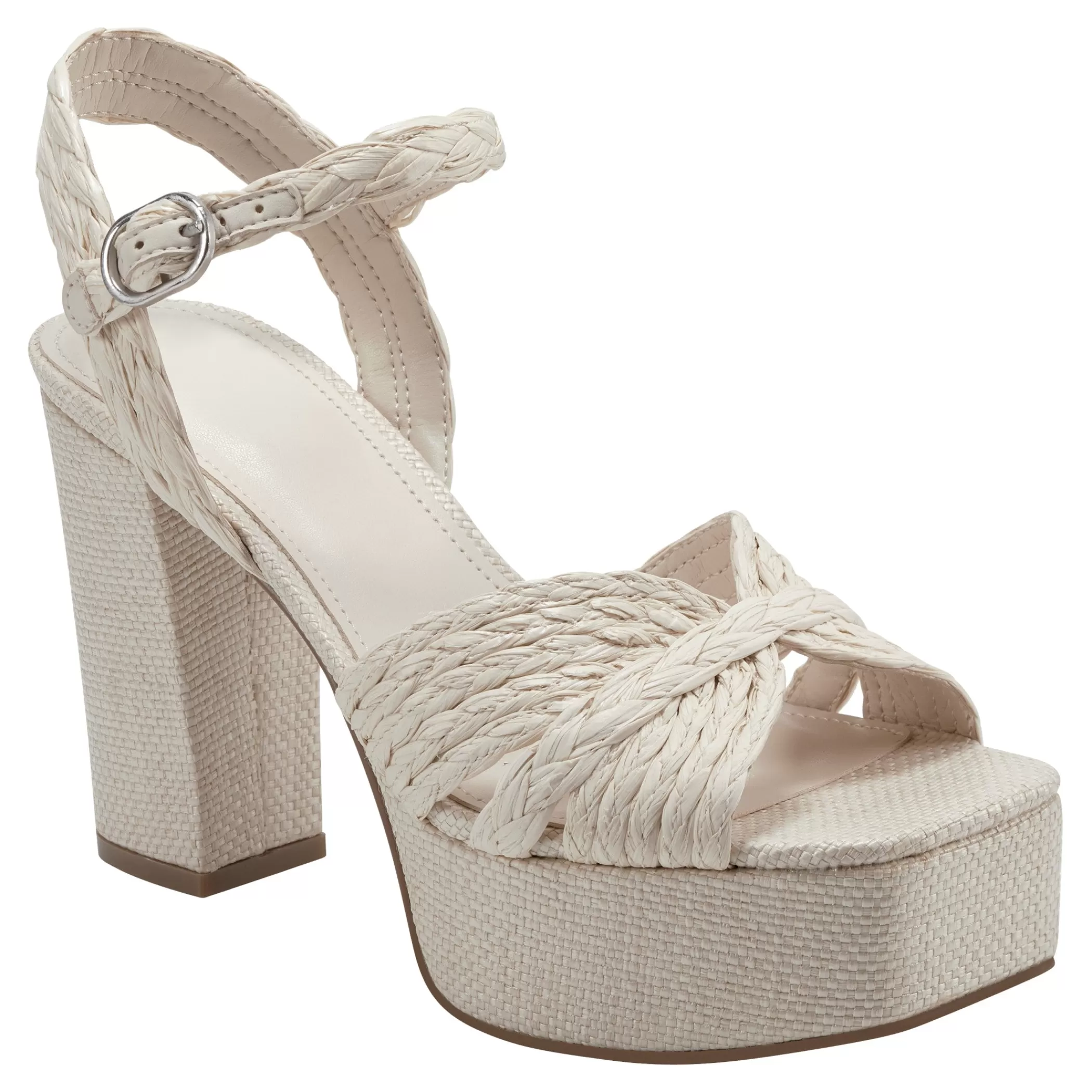 Best Sale Marc Fisher Chela Slingback Platform Sandal Natural