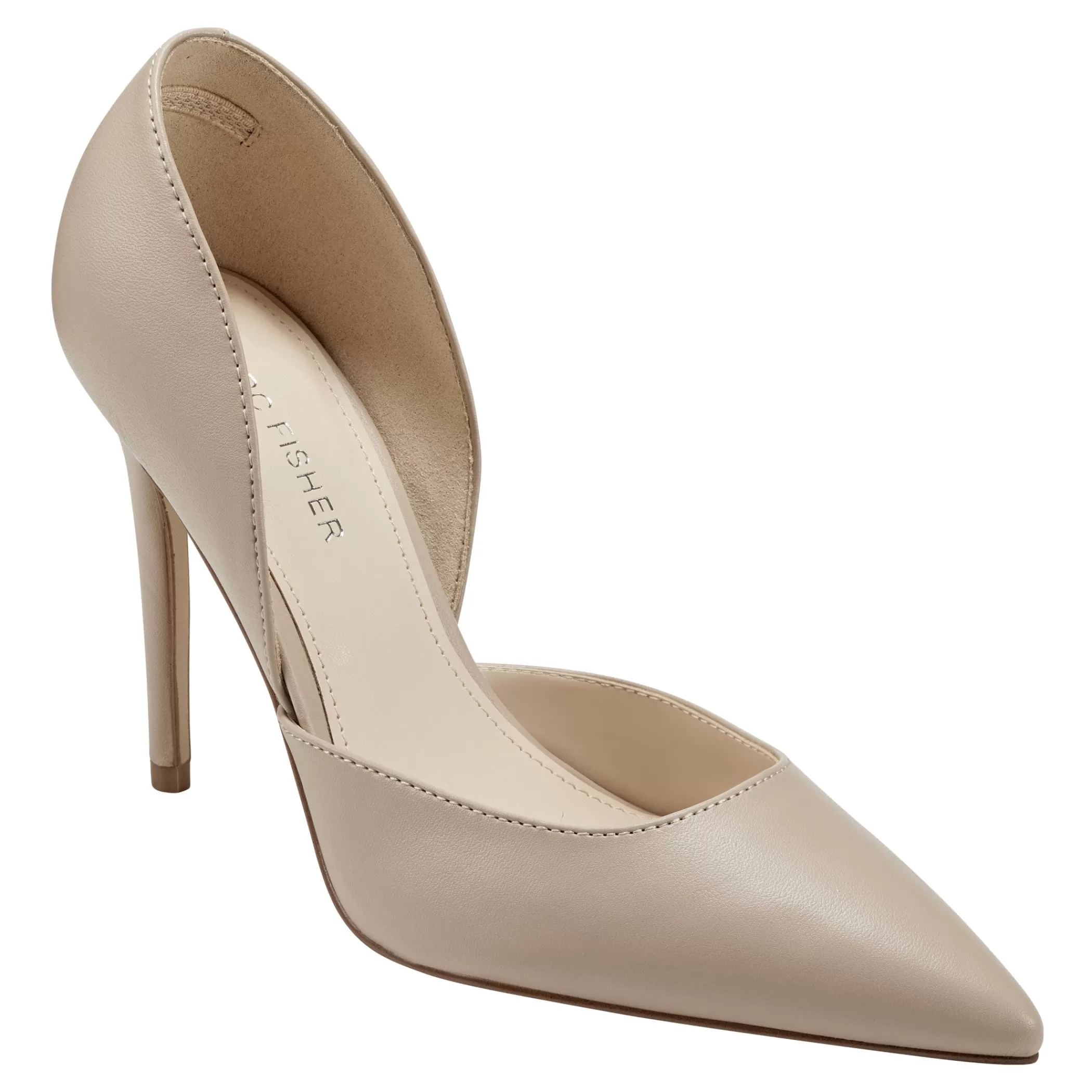 Shop Marc Fisher Christa Pointy Toe Pump Light Natural