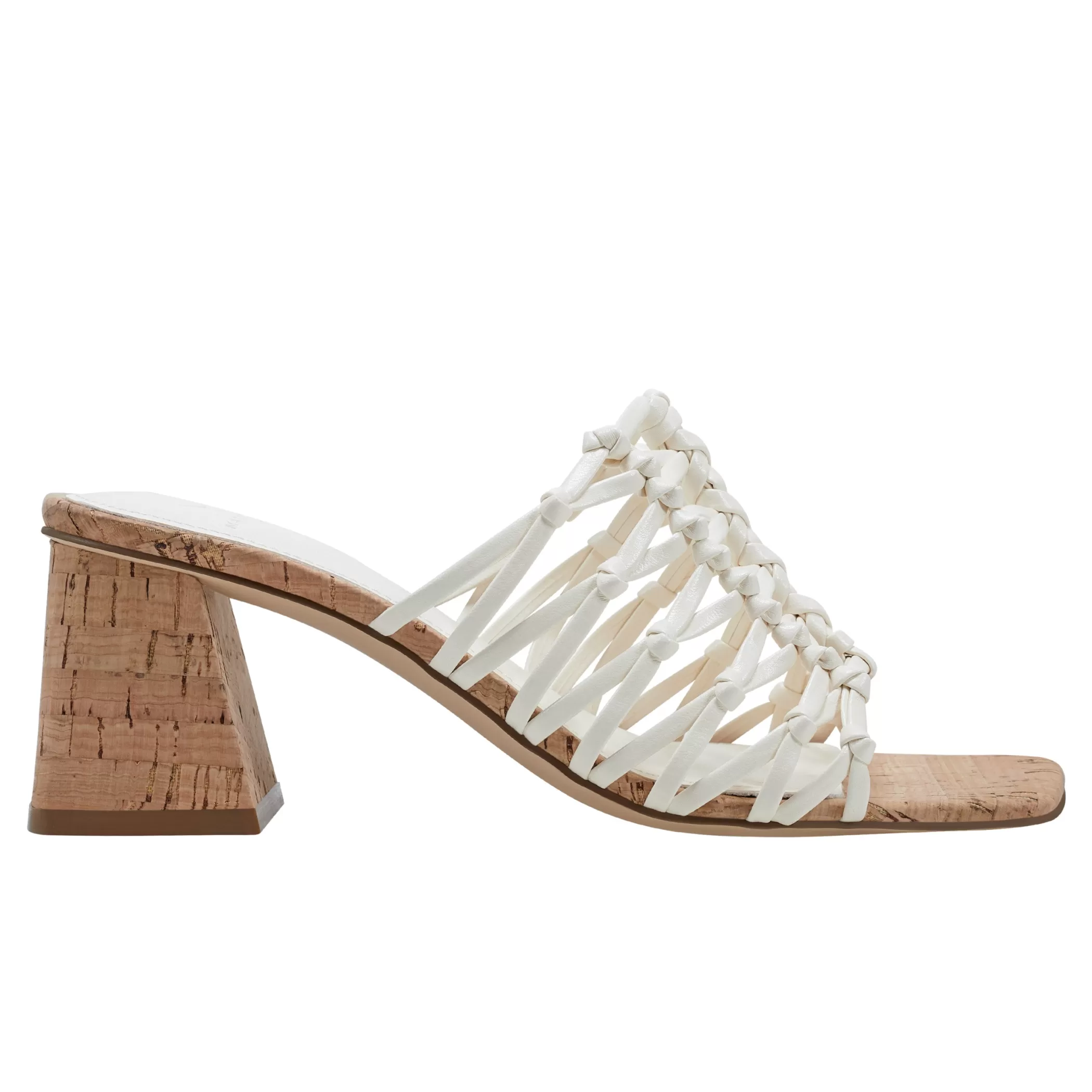 Sale Marc Fisher Colica Block Heel Sandal Ivory