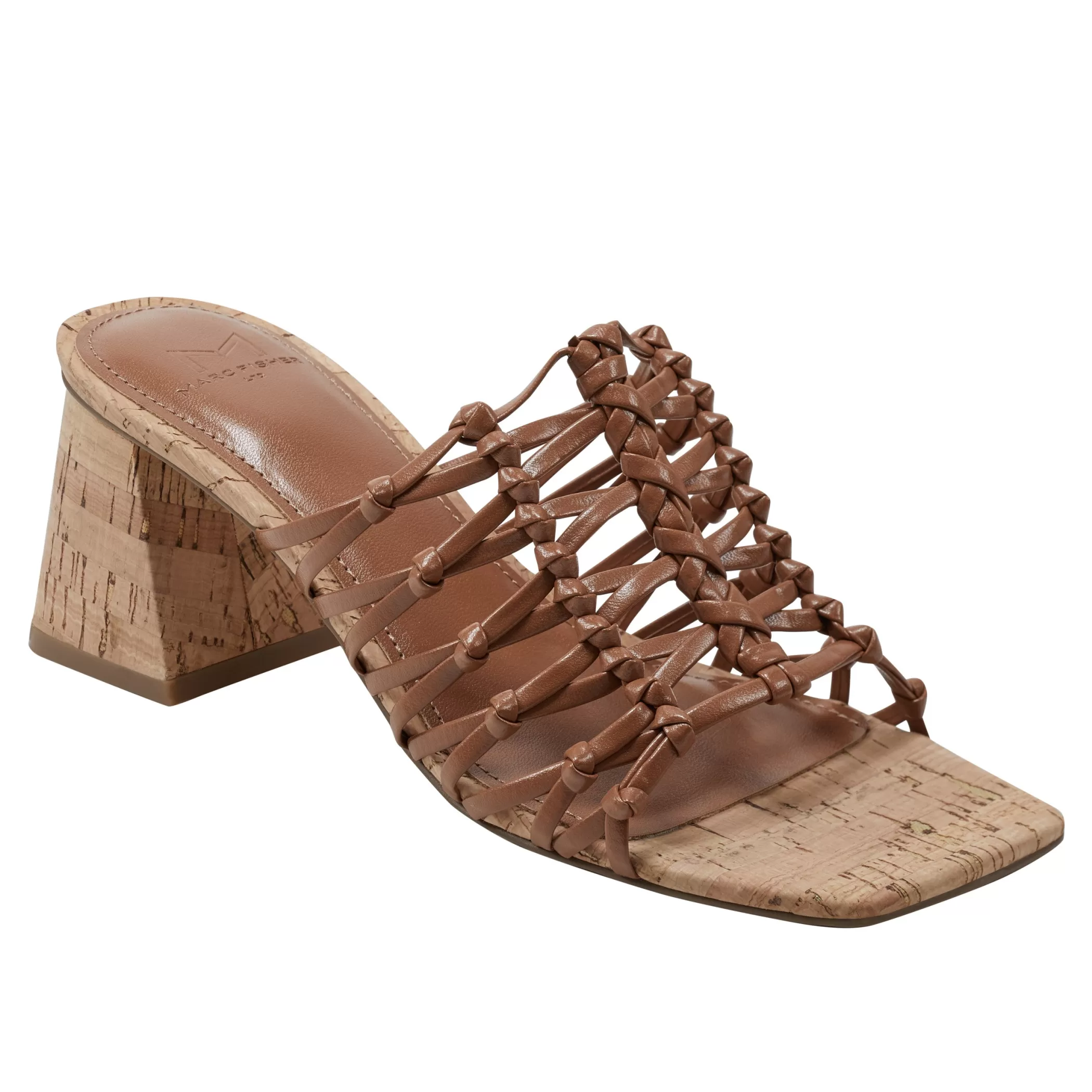 Online Marc Fisher Colica Block Heel Sandal Natural