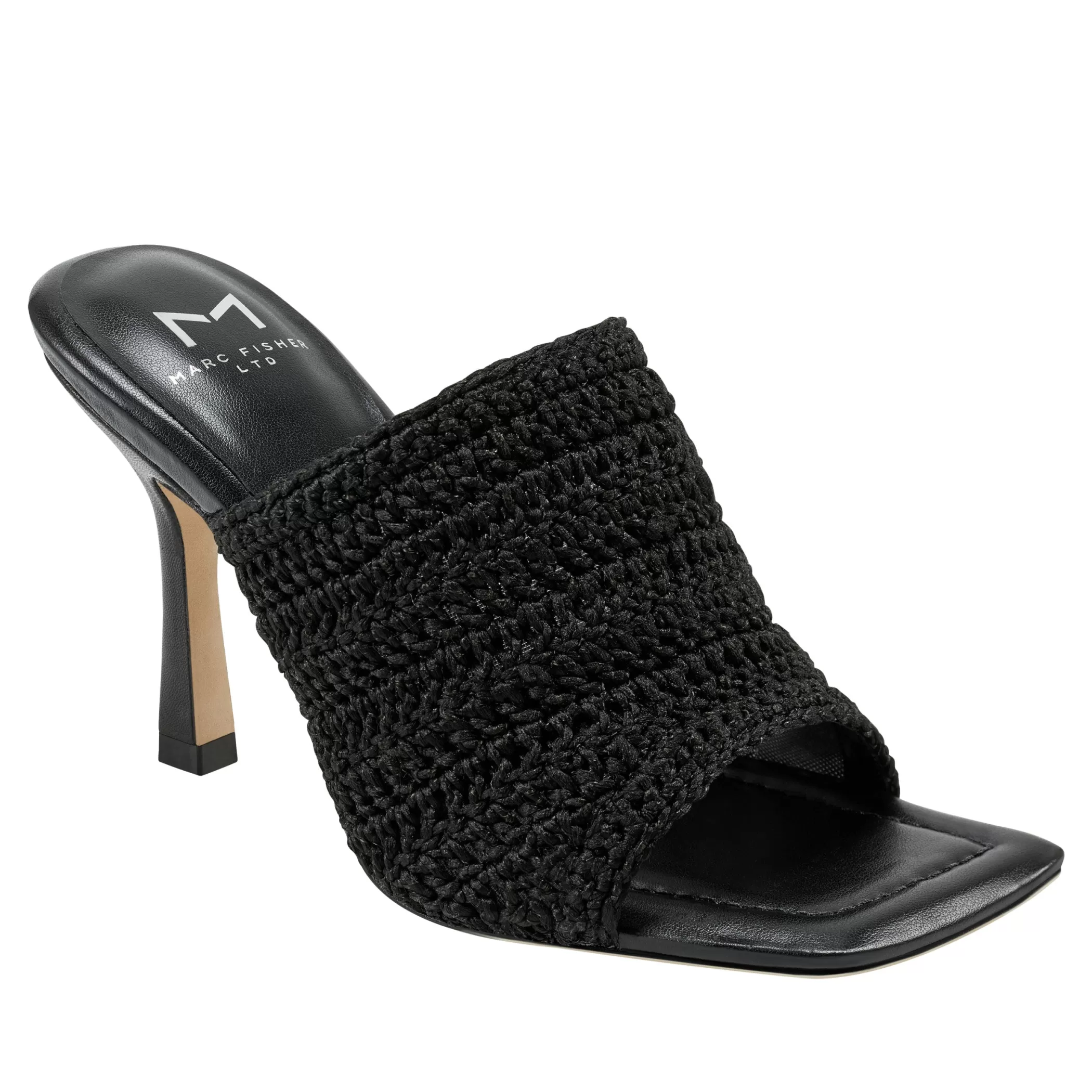 Discount Marc Fisher Dako Heeled Mule Black