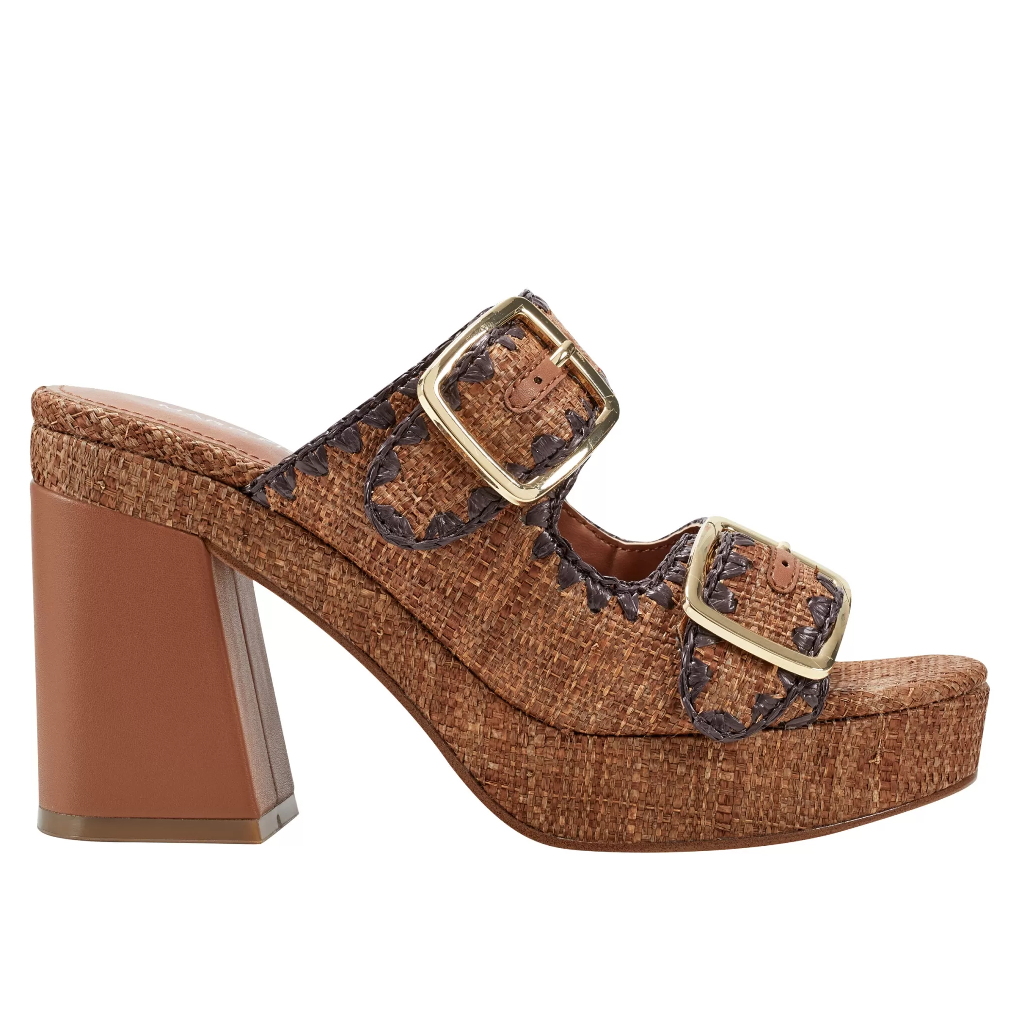 Fashion Marc Fisher Dalen Platform Sandal Brown