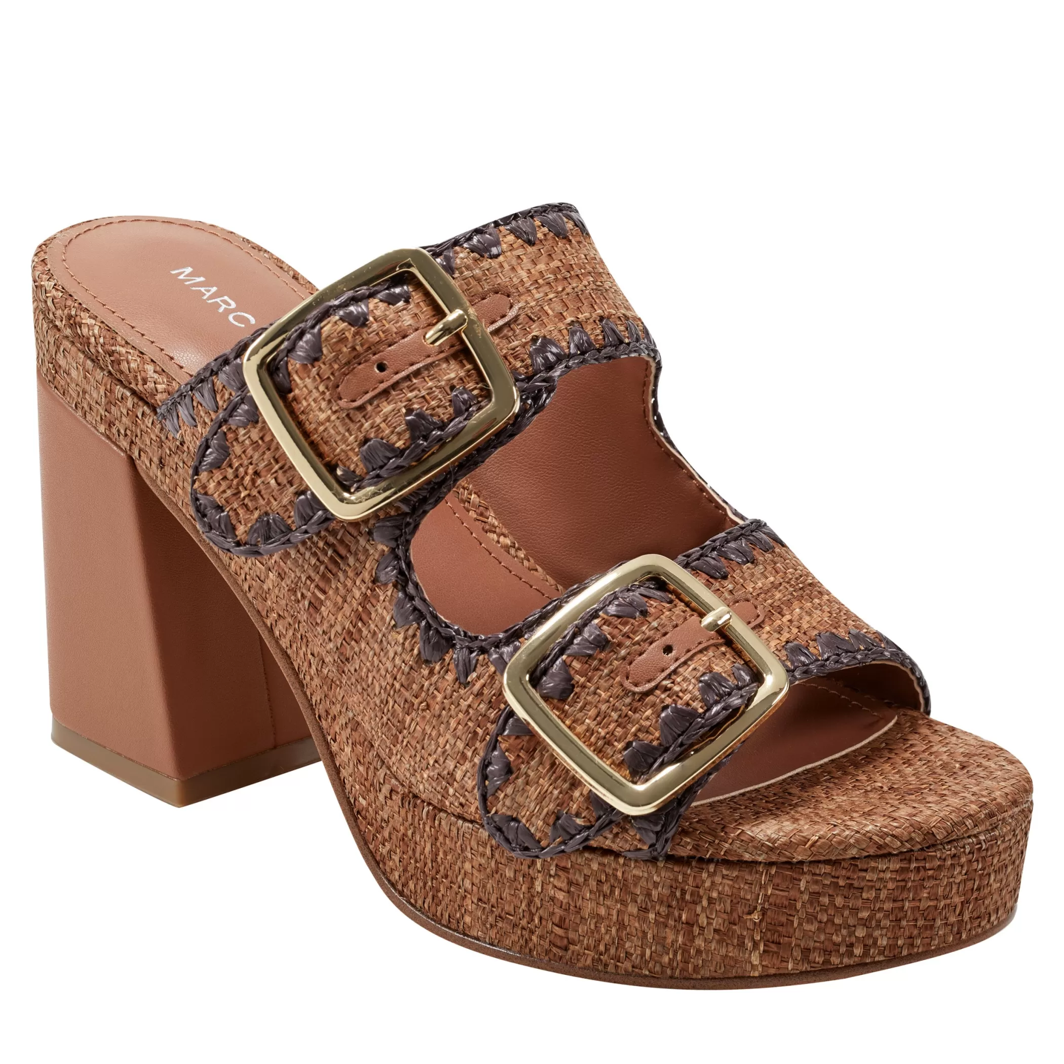 Fashion Marc Fisher Dalen Platform Sandal Brown