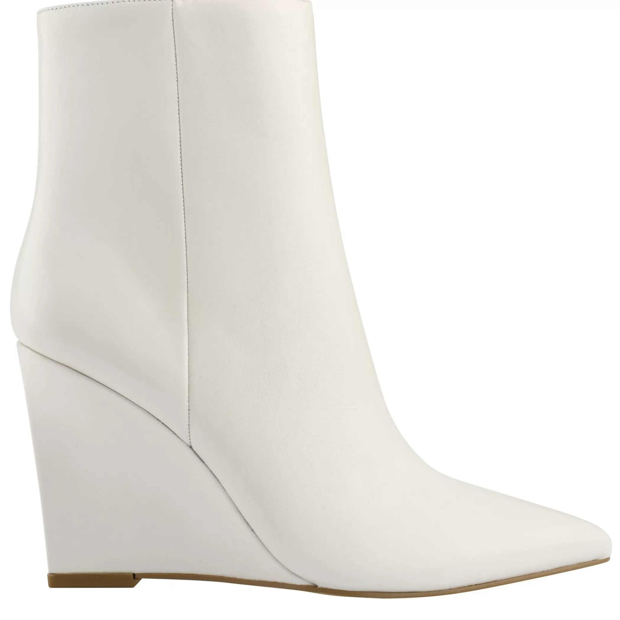 Online Marc Fisher Dayna Wedge Bootie Chic Cream Leather