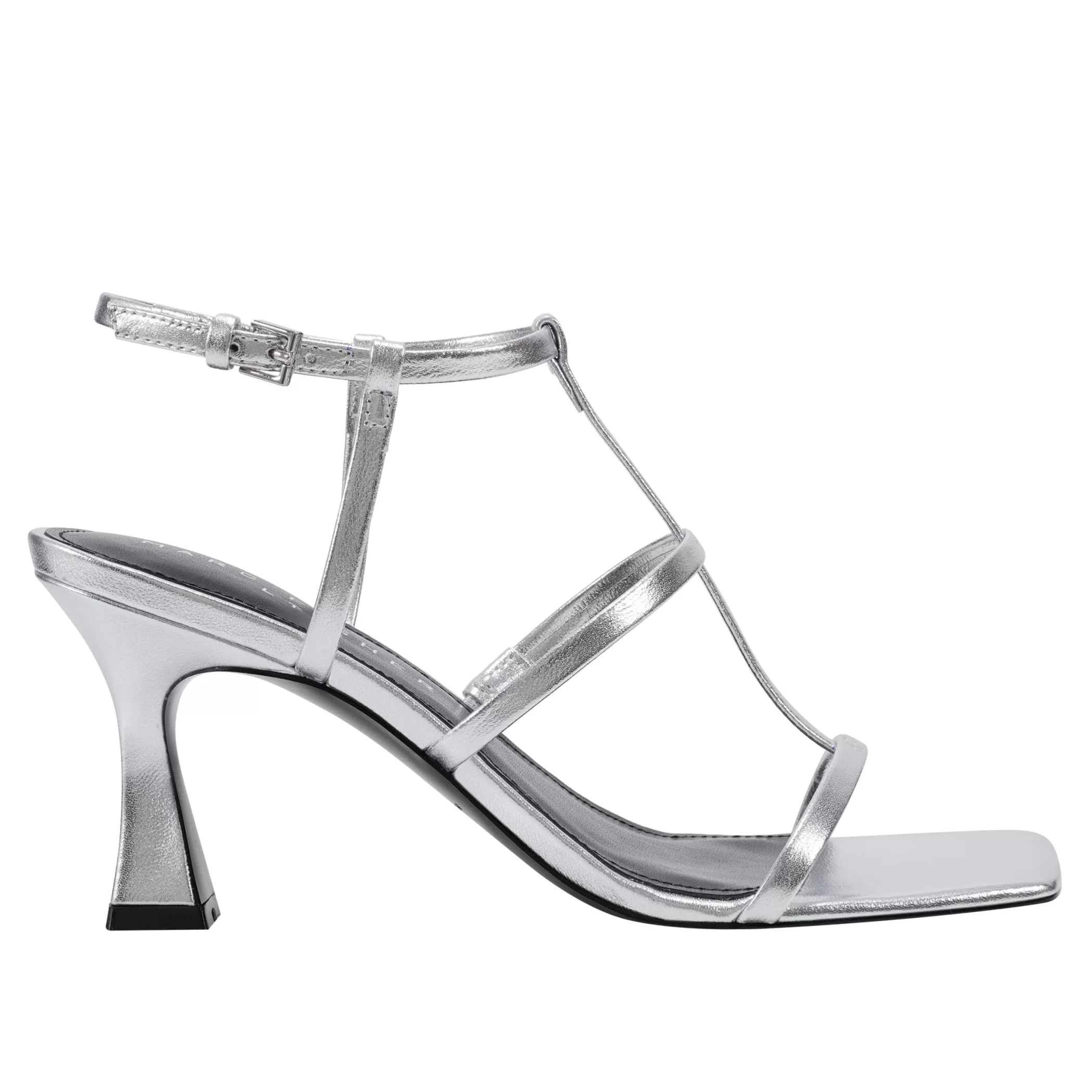 Shop Marc Fisher Dennie Strappy Dress Sandal Silver