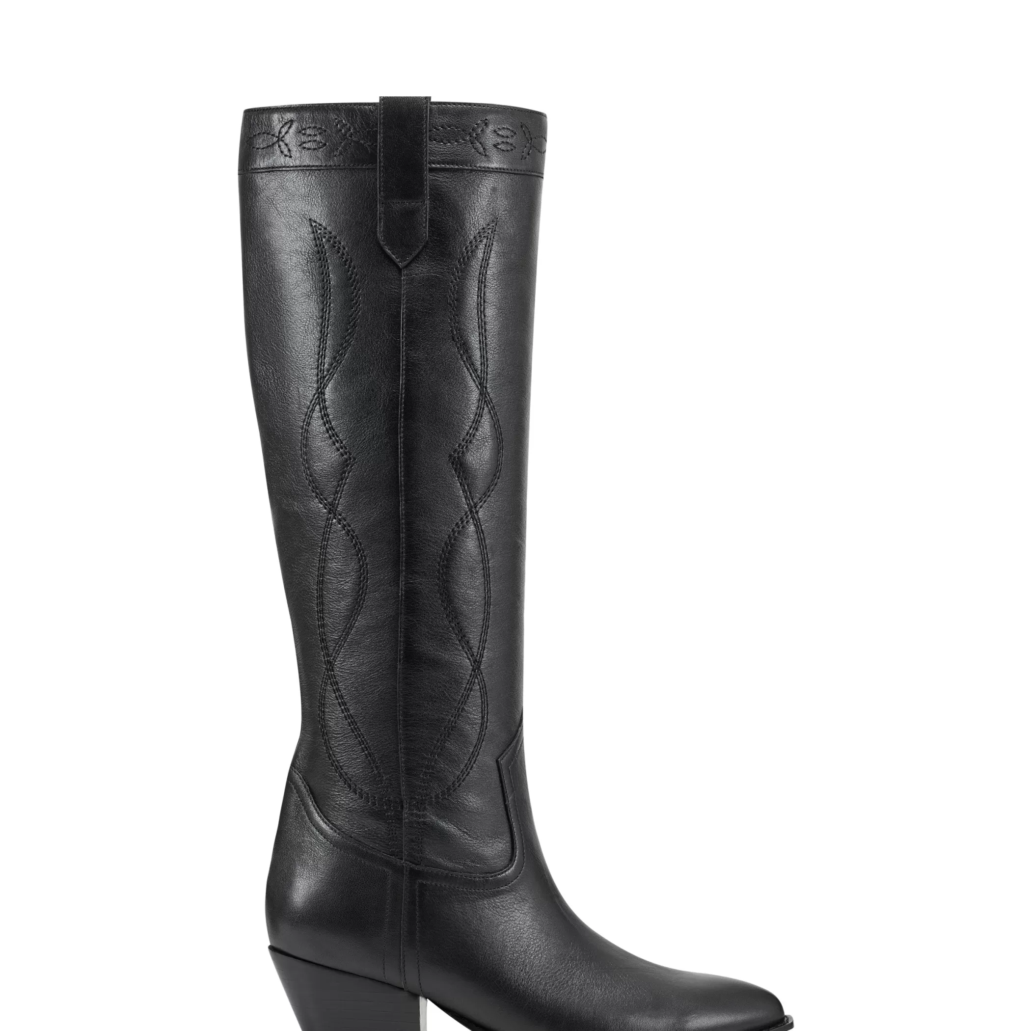 Online Marc Fisher Edania Western Pointy Toe Boot Black