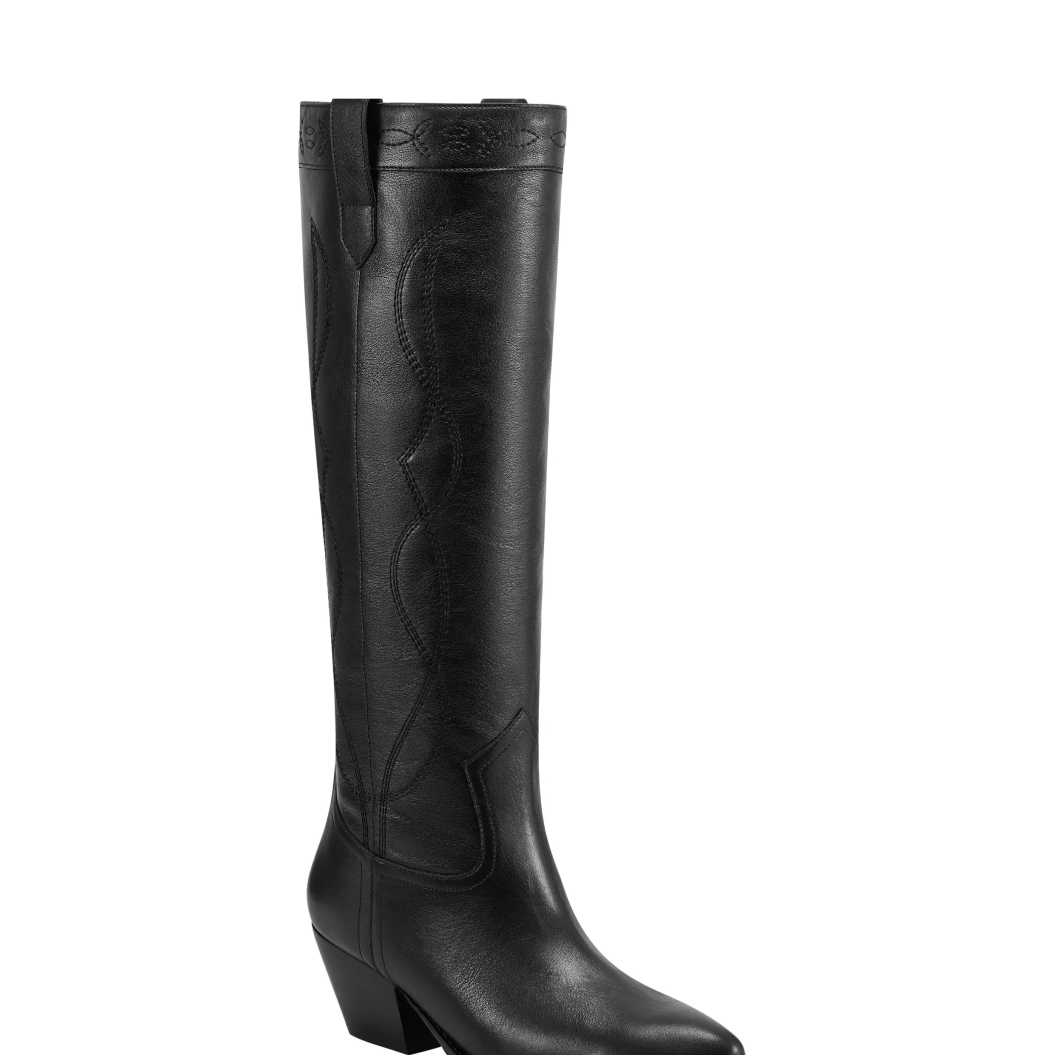 Online Marc Fisher Edania Western Pointy Toe Boot Black