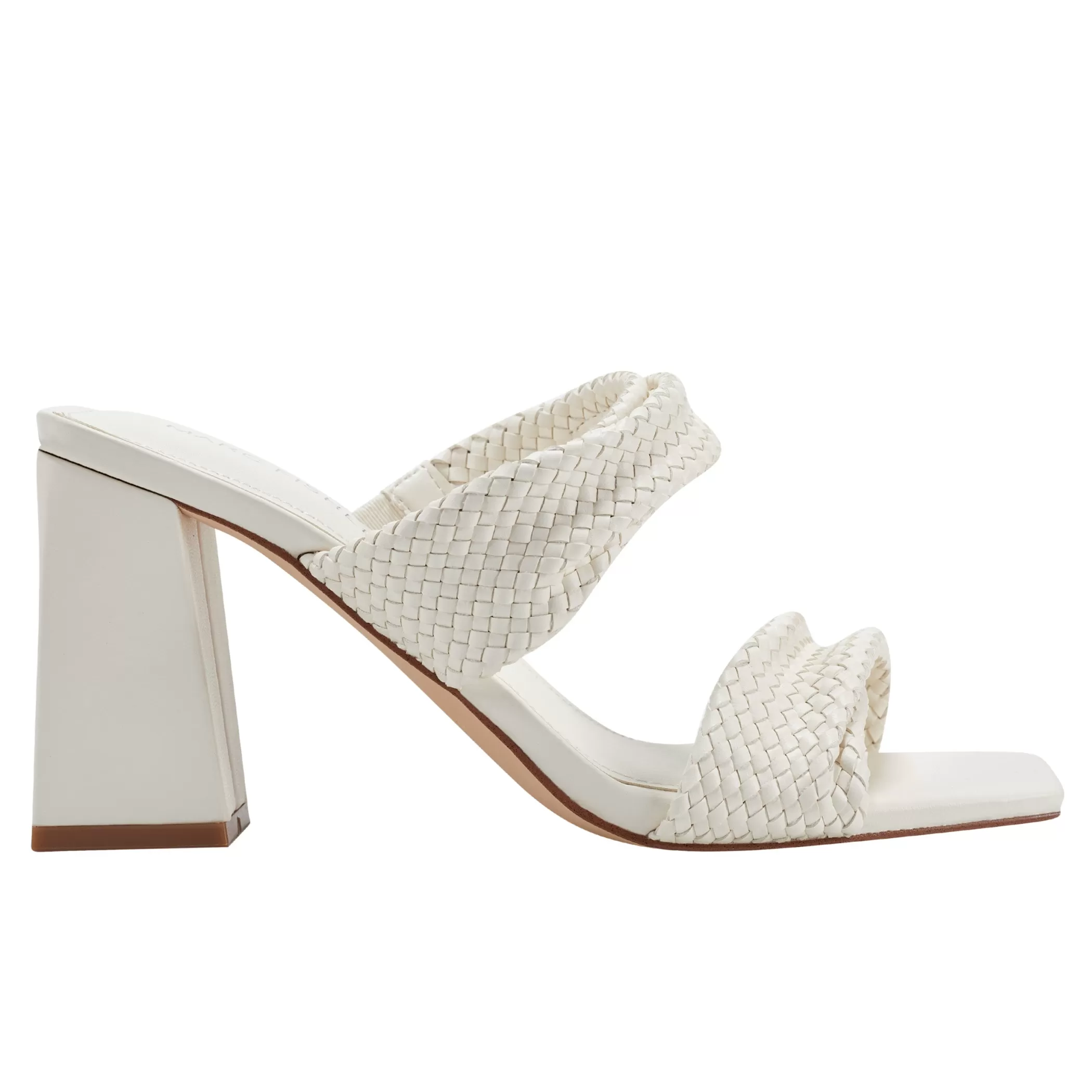 Online Marc Fisher Eloria Tailored Dress Sandals Chic Cream