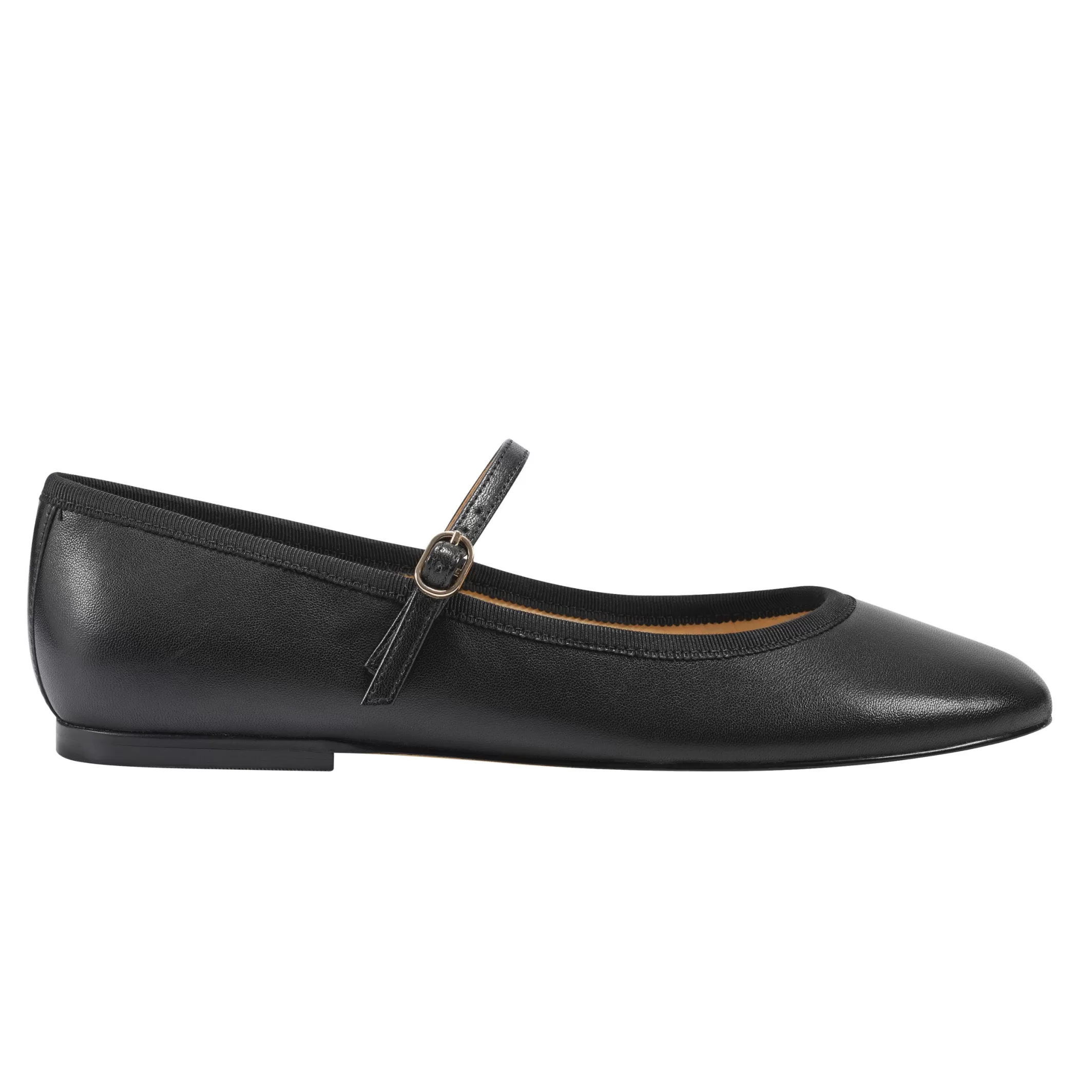 Clearance Marc Fisher Espina Ballet Flat Black Leather