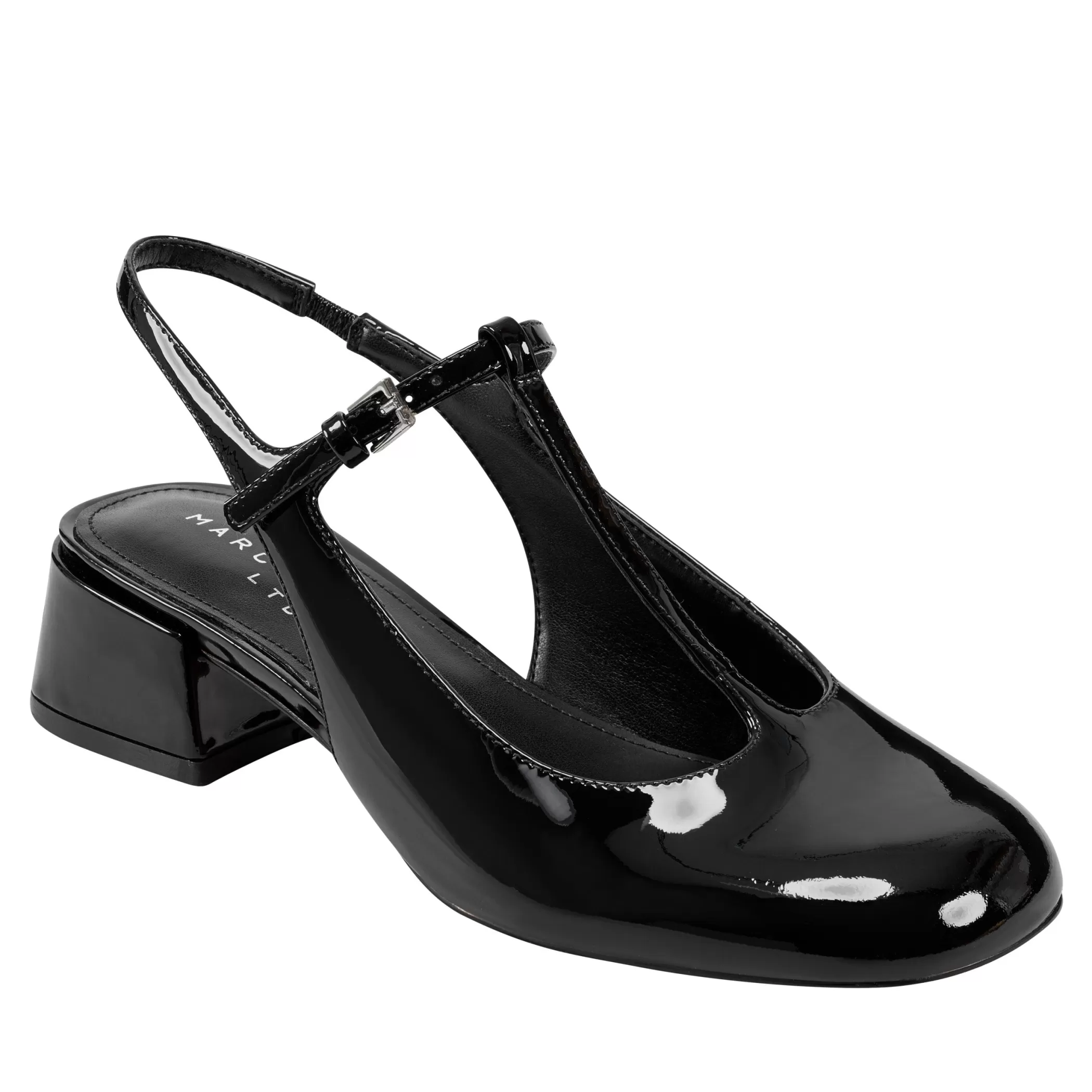 Hot Marc Fisher Folly Block Heel Slingback Pump Black