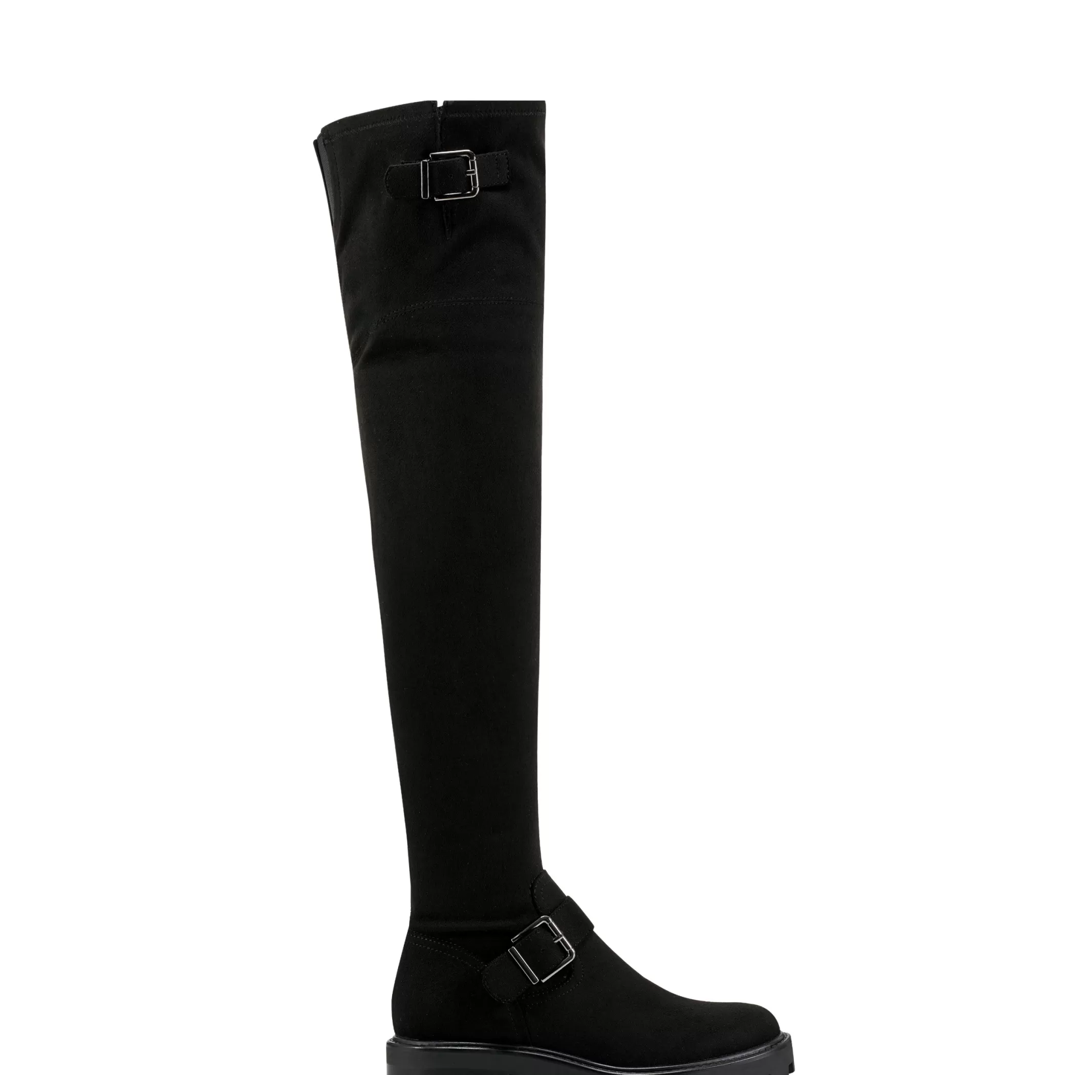 Online Marc Fisher Ganven Lug Sole Over The Knee Boot Black