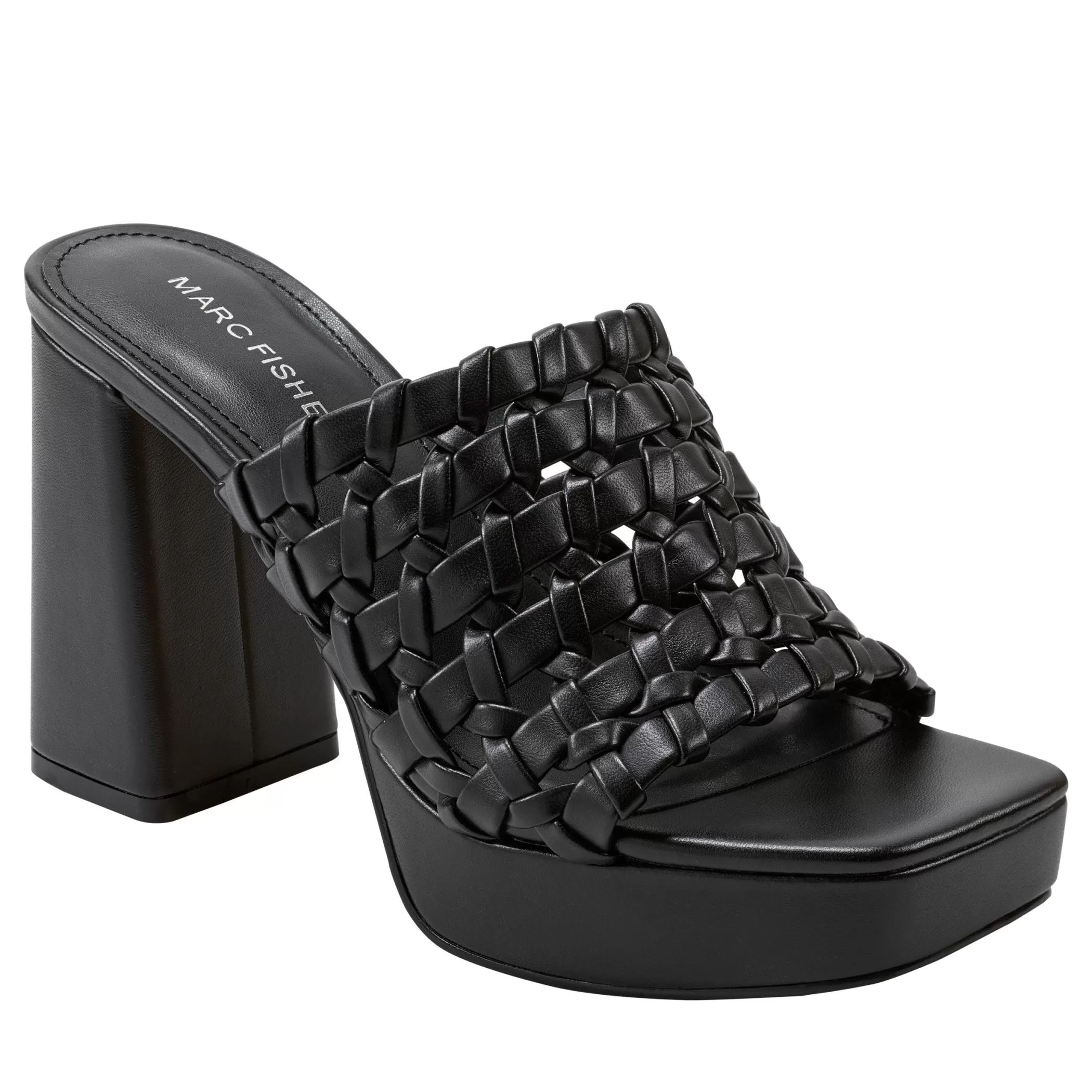 Fashion Marc Fisher Gervasi Platform Slide Sandal Black