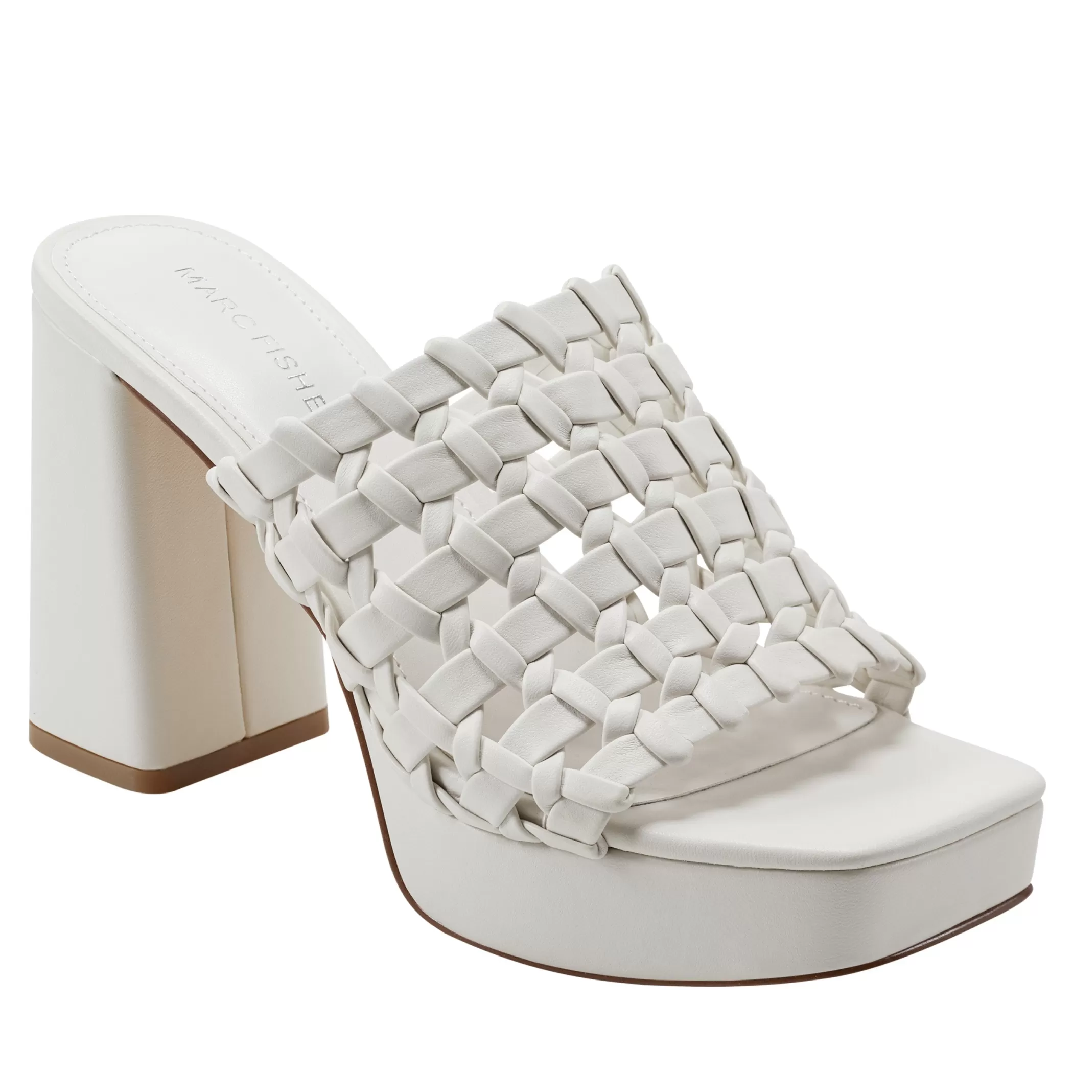 Flash Sale Marc Fisher Gervasi Platform Slide Sandal Ivory