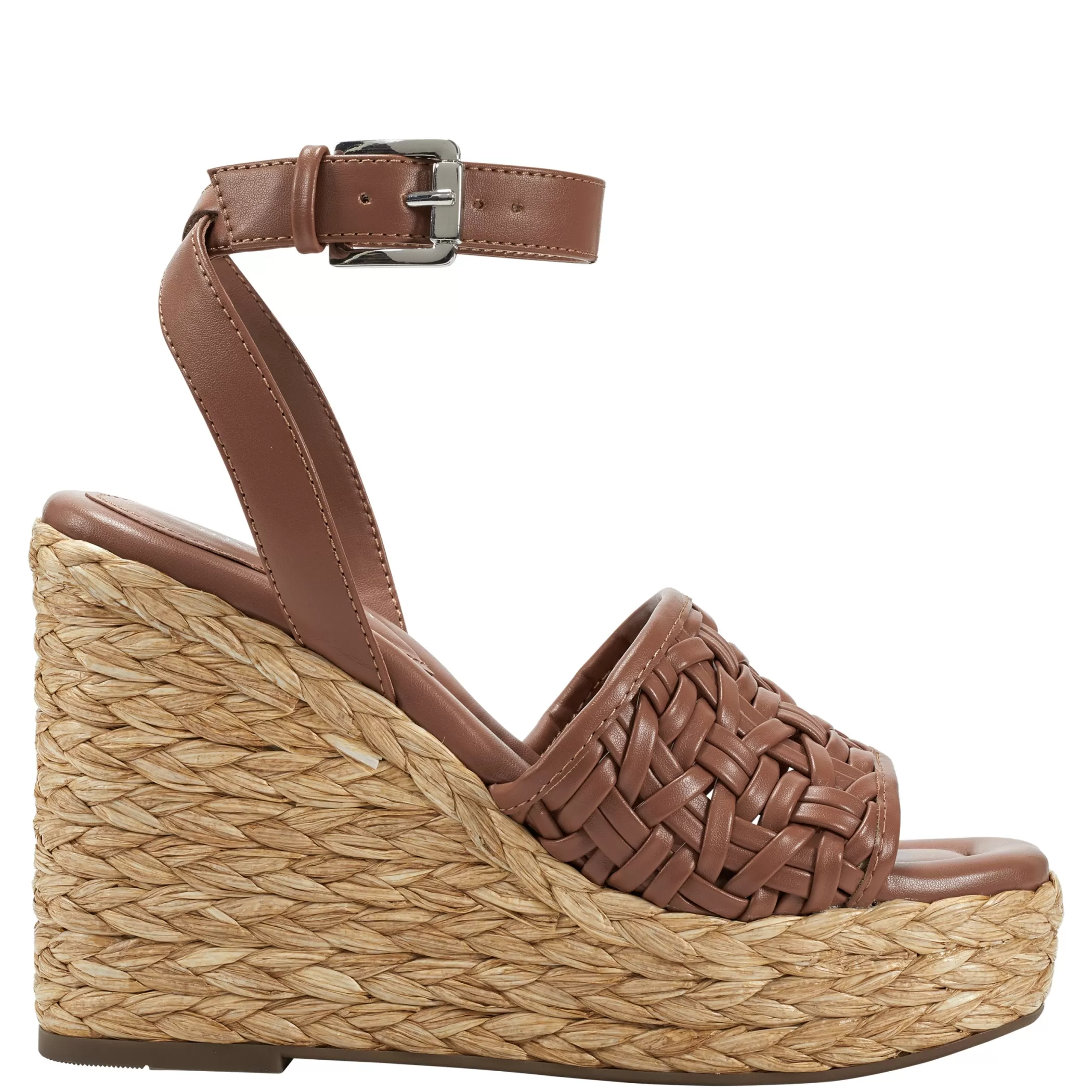 Fashion Marc Fisher Godina Espadrille Wedge Sandal Dark Natural