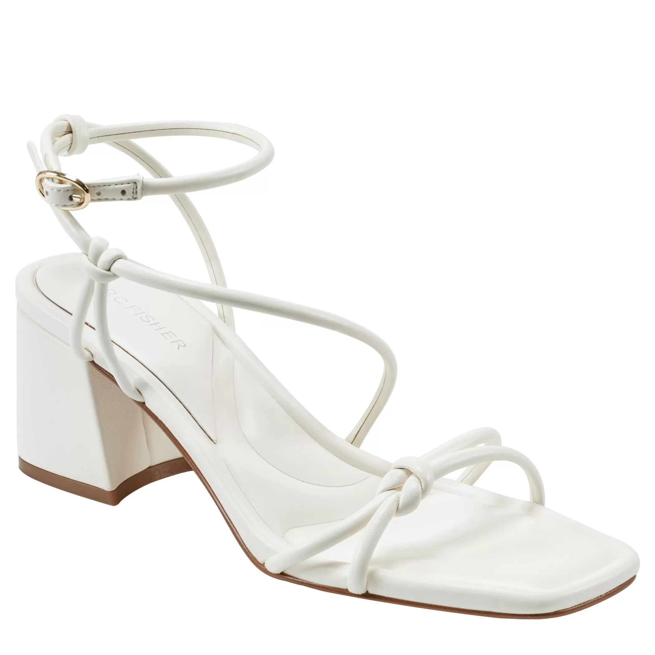 Hot Marc Fisher Gurion Block Heel Sandal Ivory