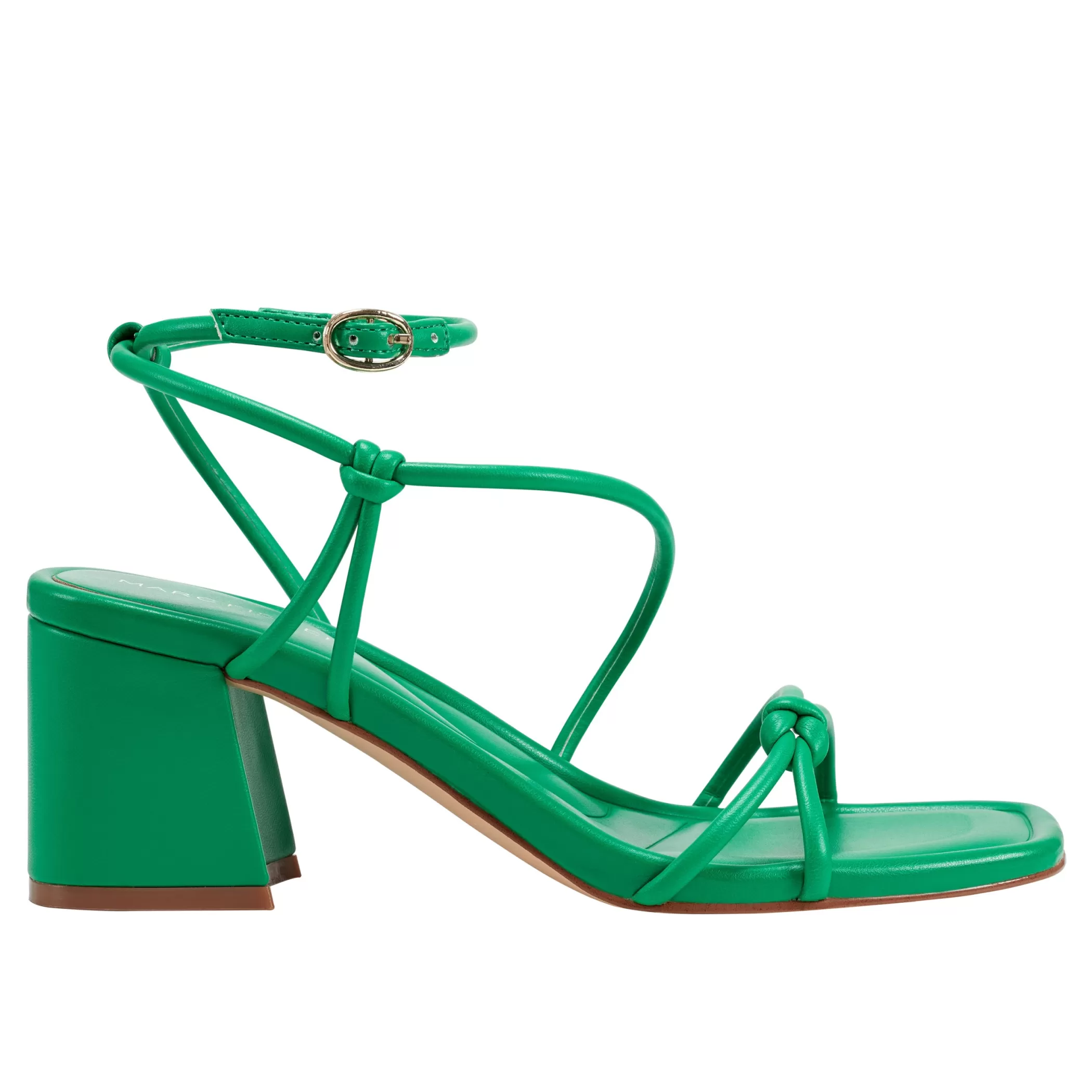 Shop Marc Fisher Gurion Block Heel Sandal Dark Green