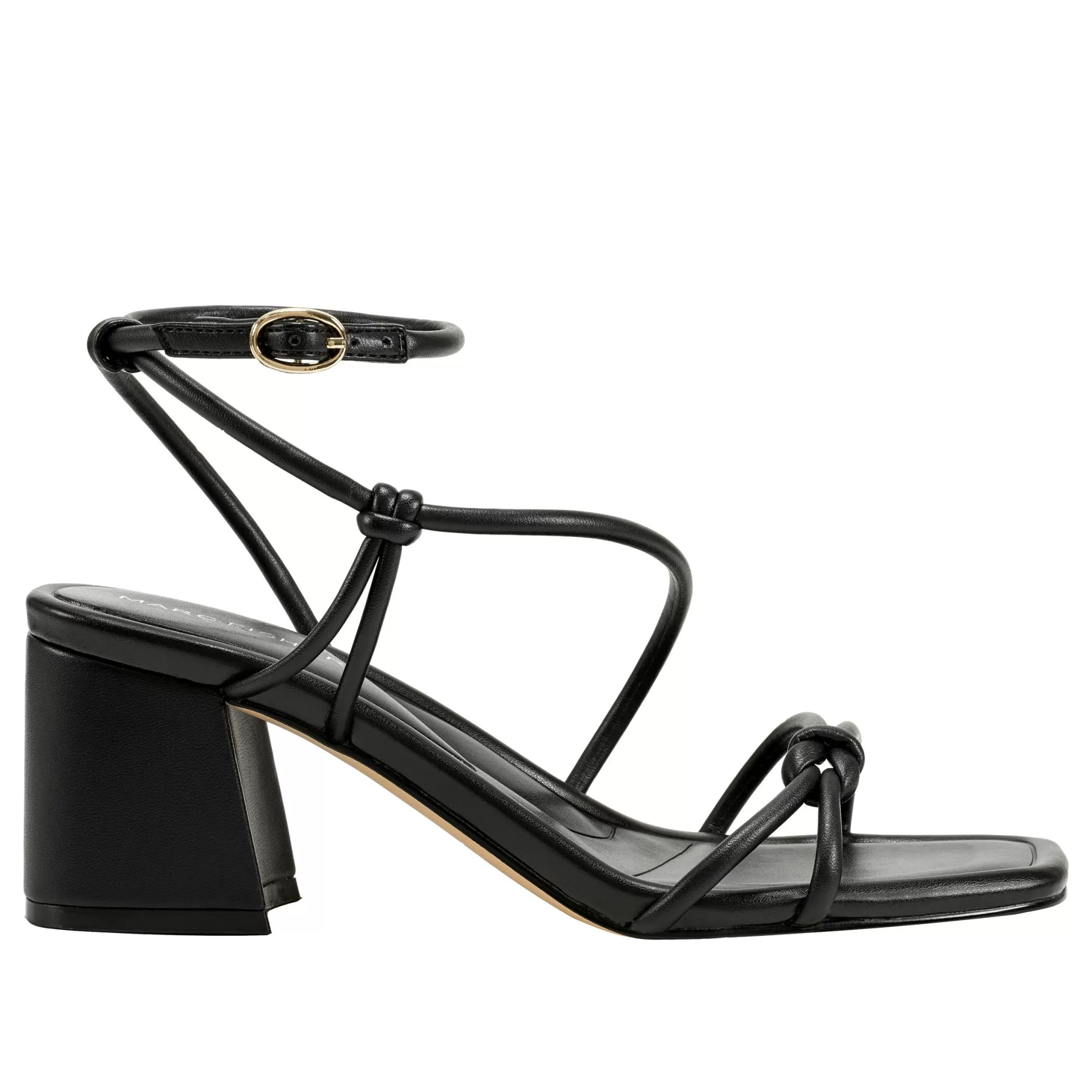 Clearance Marc Fisher Gurion Block Heel Sandal Black