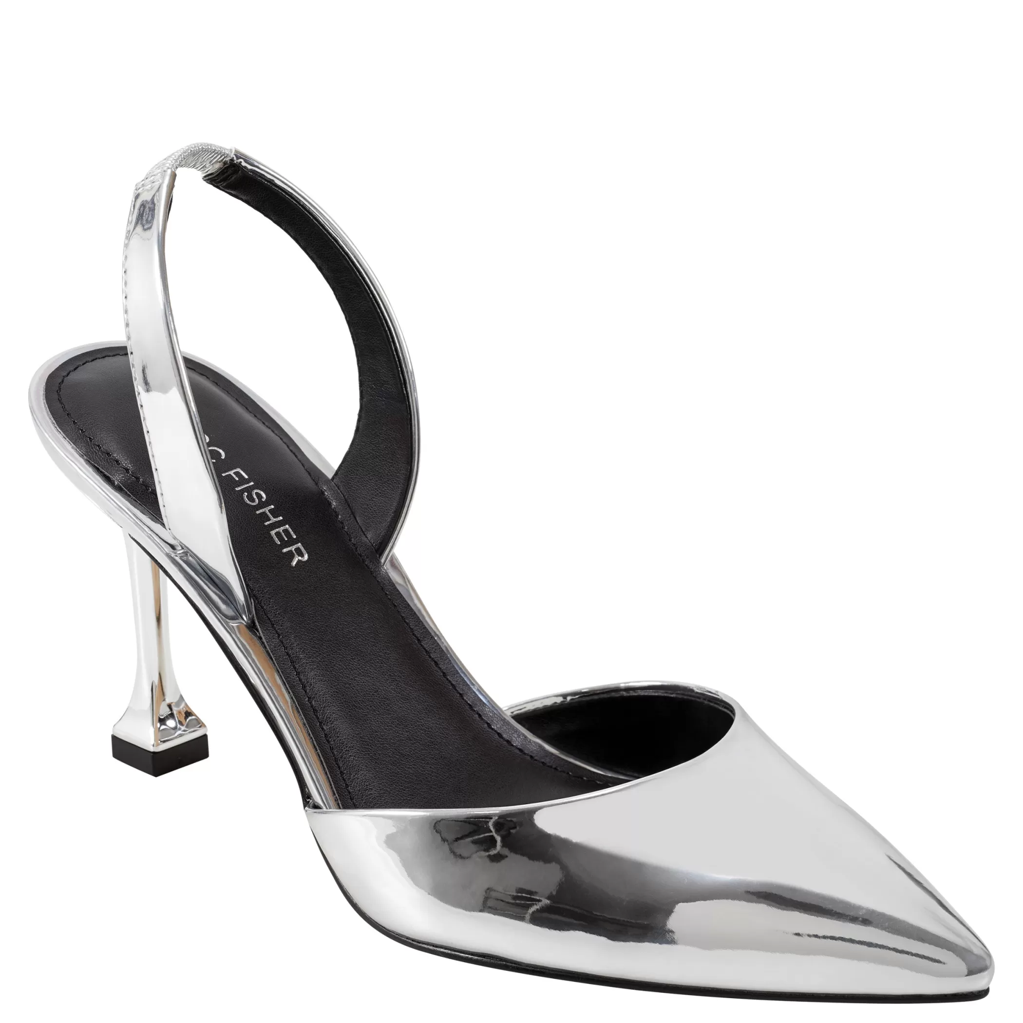 Outlet Marc Fisher Hadya Slingback Pump Silver