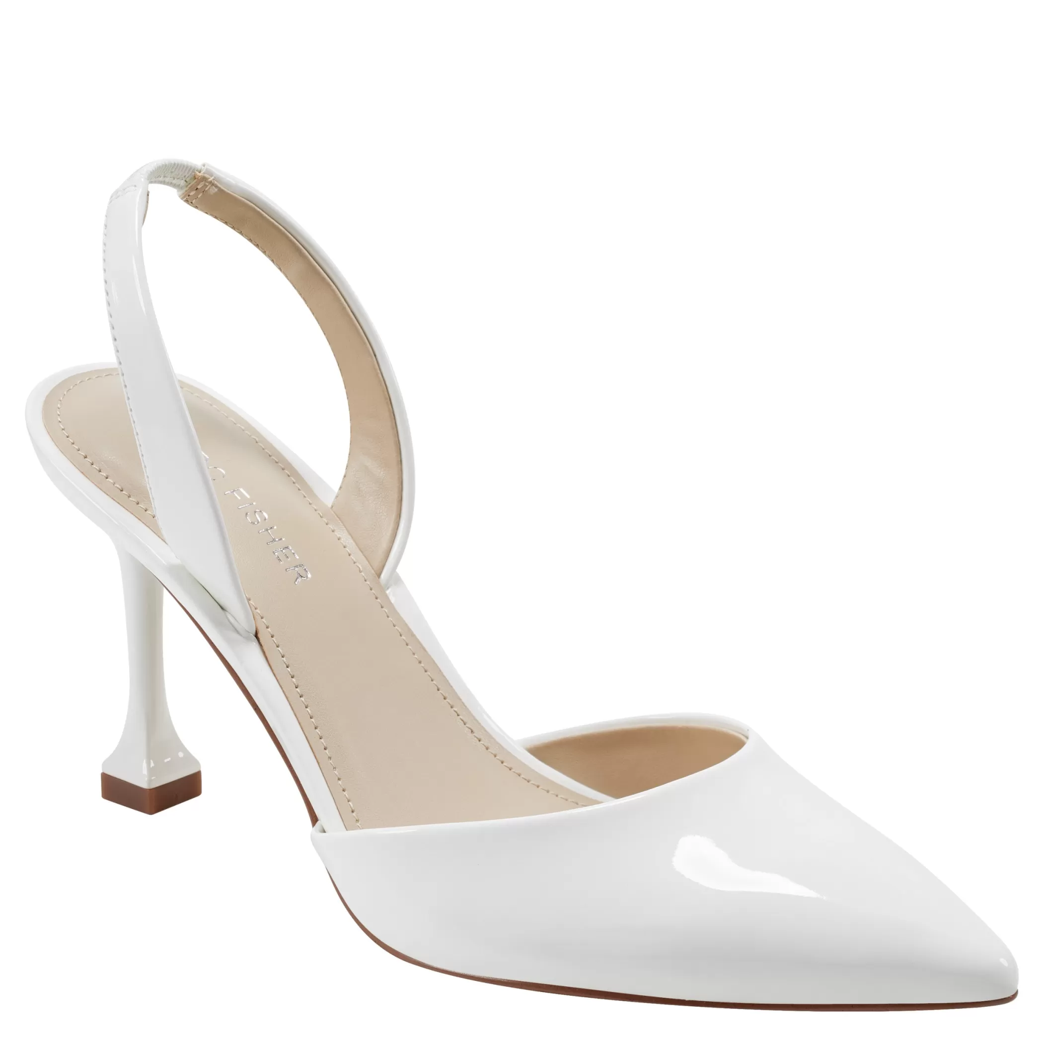 Discount Marc Fisher Hadya Slingback Pump White