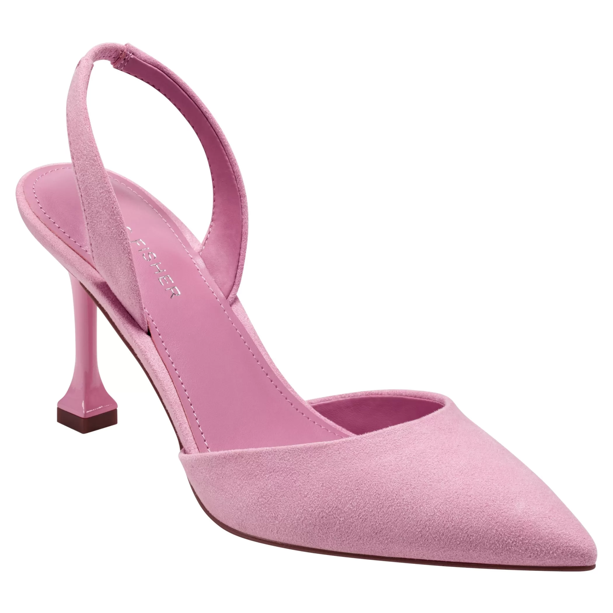 Hot Marc Fisher Hadya Slingback Pump Pink Suede