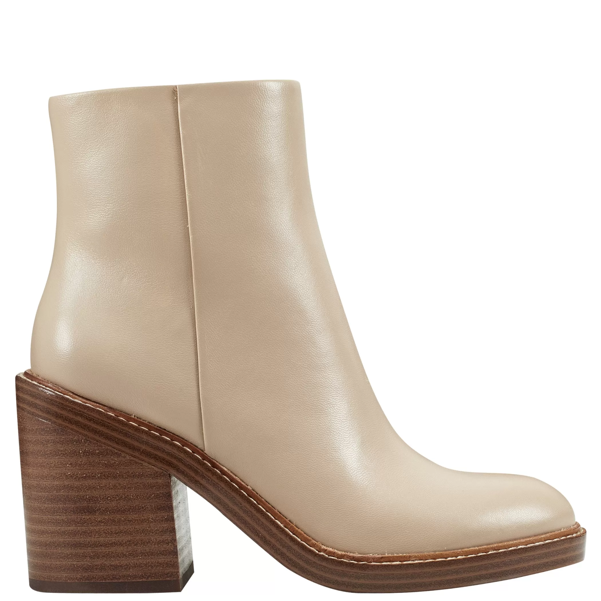 Online Marc Fisher Haleena Round Toe Bootie Nude