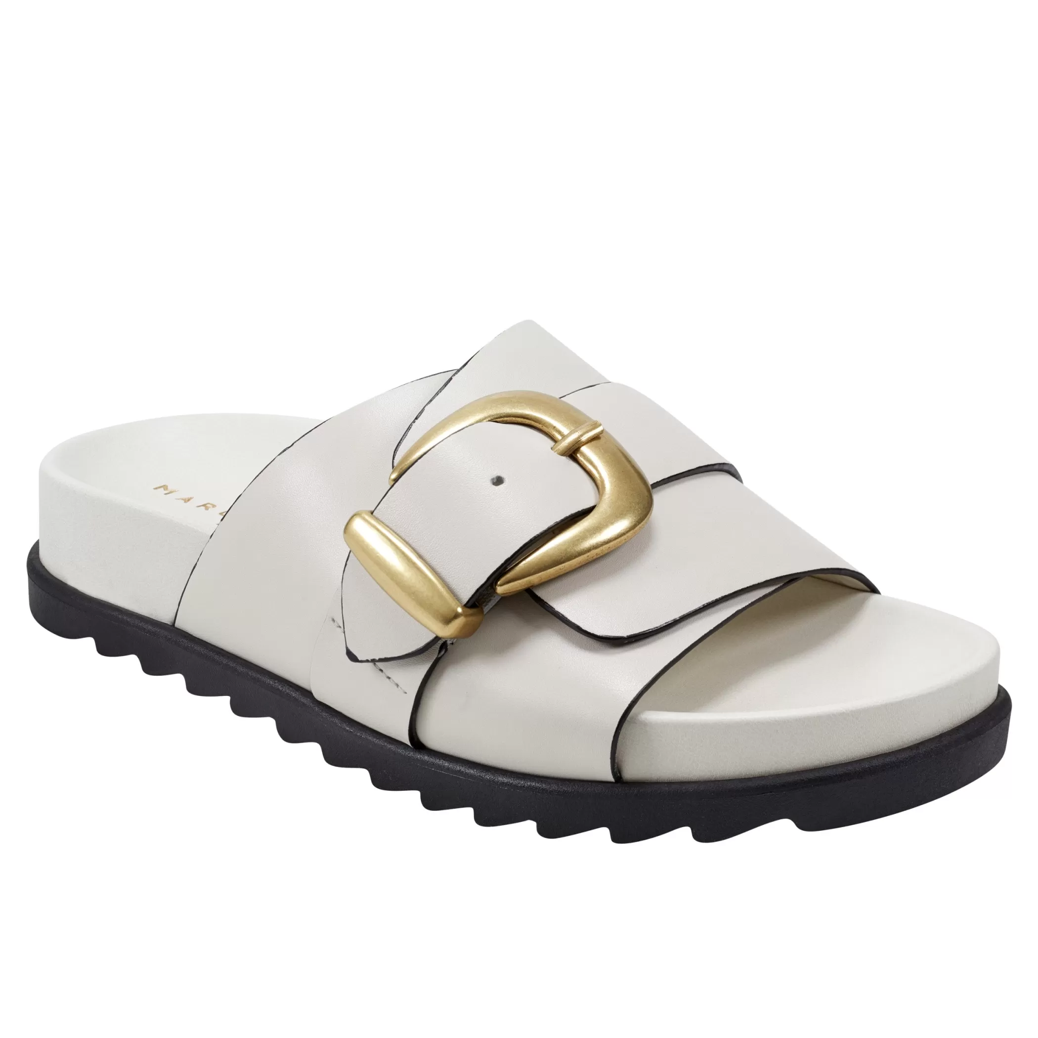 Store Marc Fisher Hattie Footbed Slide Sandal Chic Cream