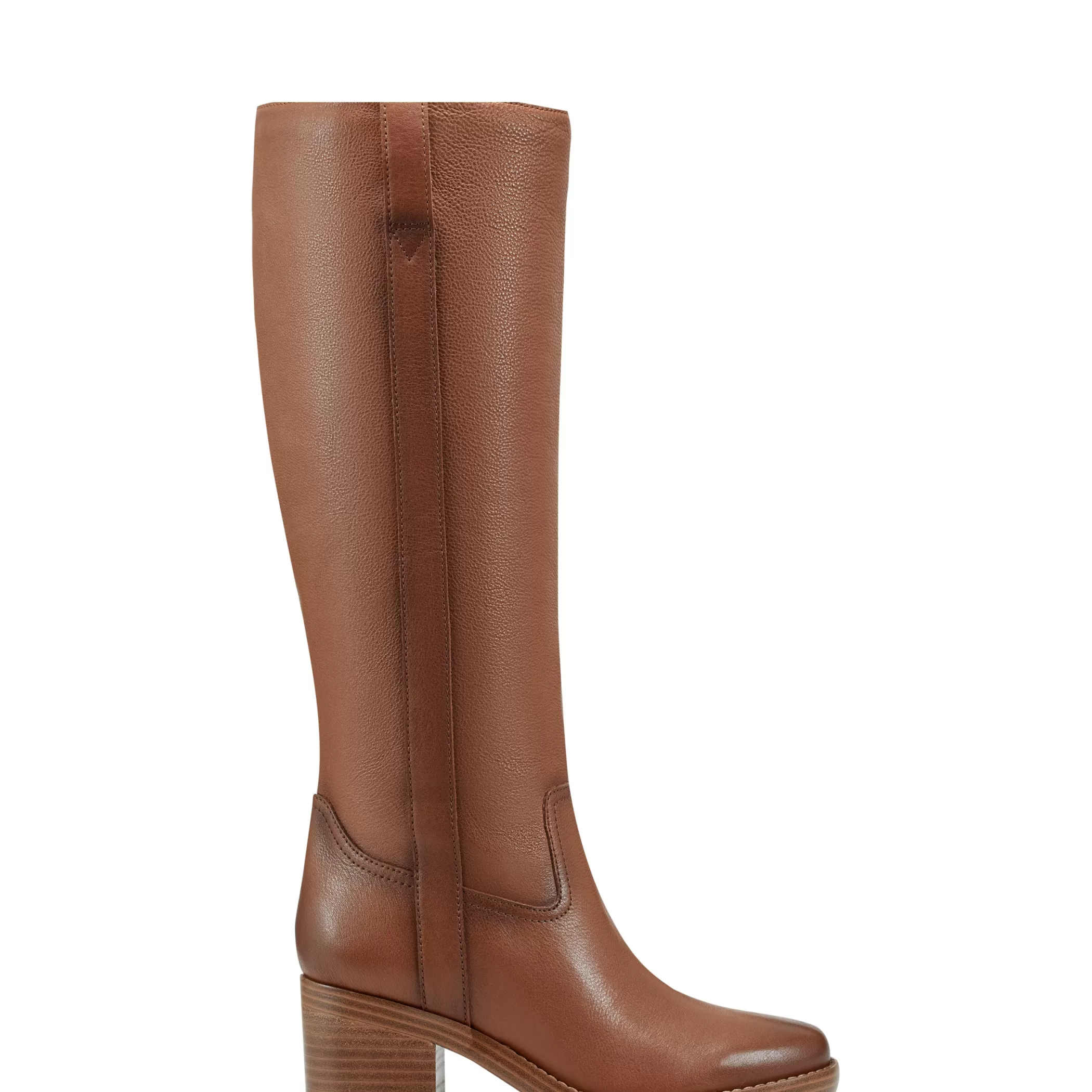 New Marc Fisher Hydria Block Heel Boot Natural