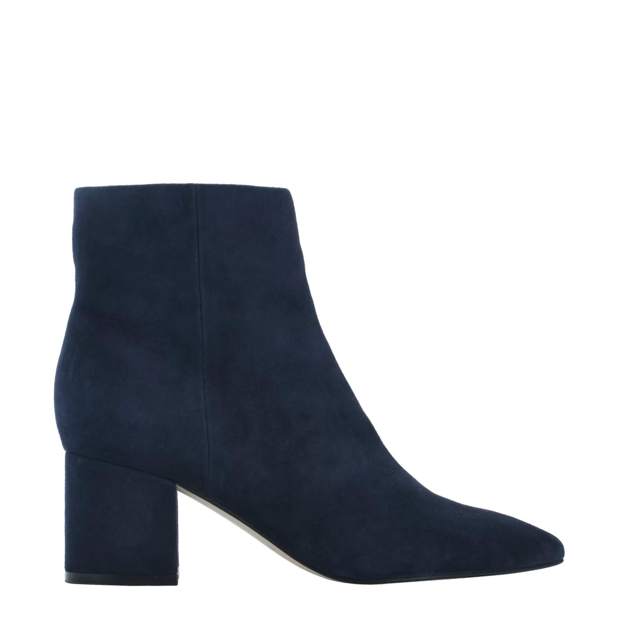 Clearance Marc Fisher Jarli Pointy Ankle Bootie Navy Suede