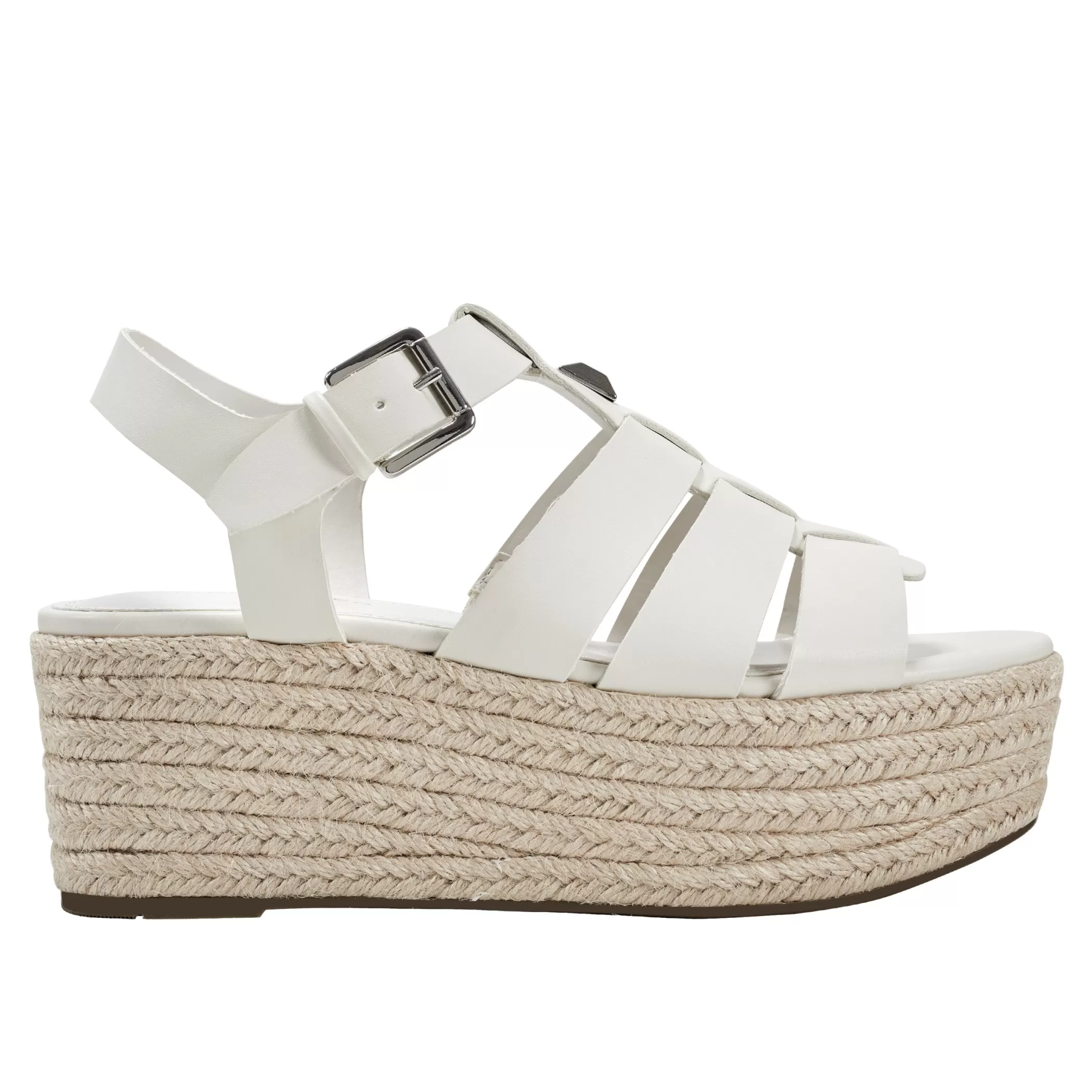 Shop Marc Fisher Jenila Espadrille Sandals Ivory