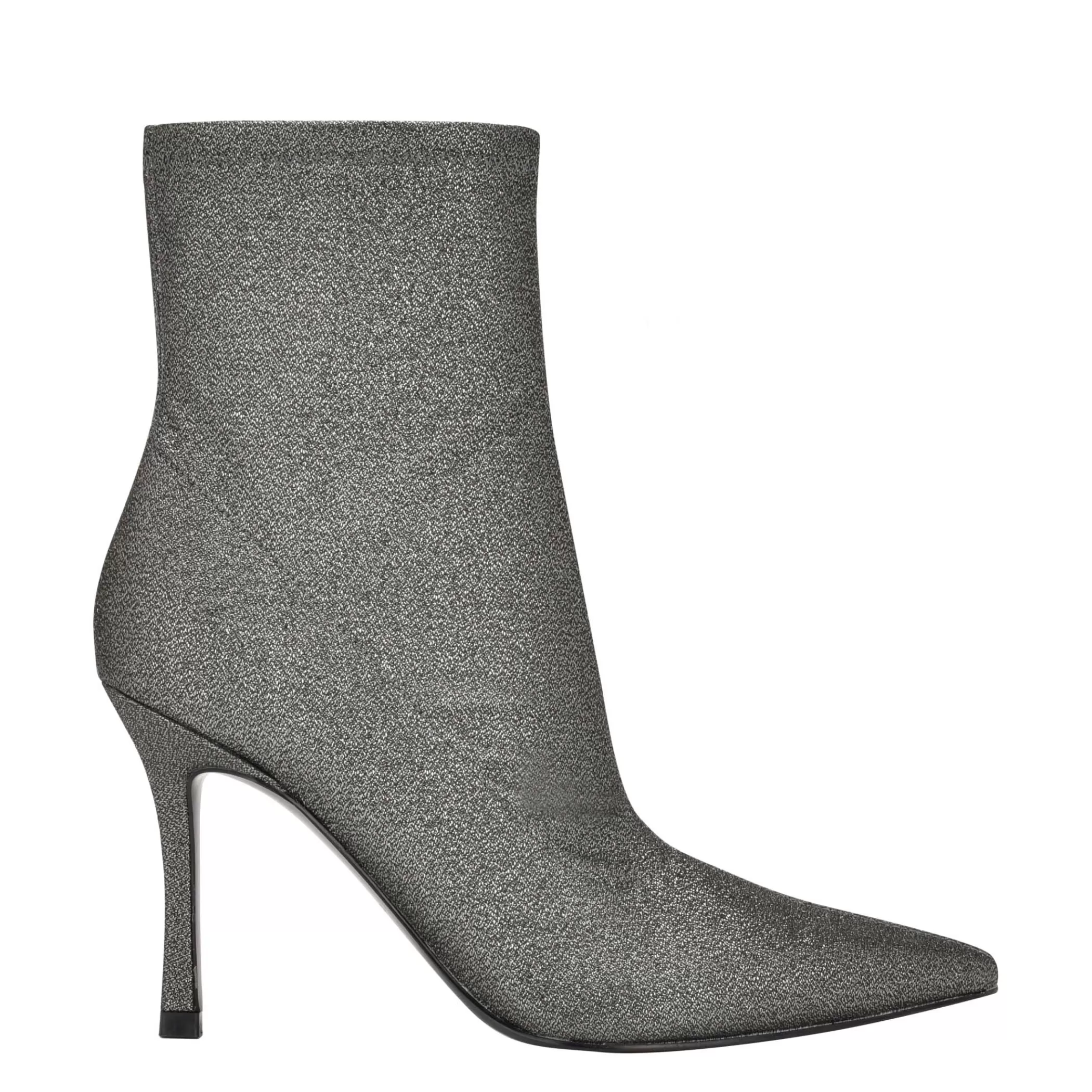 Hot Marc Fisher Kellen Heeled Bootie Pewter Glitter