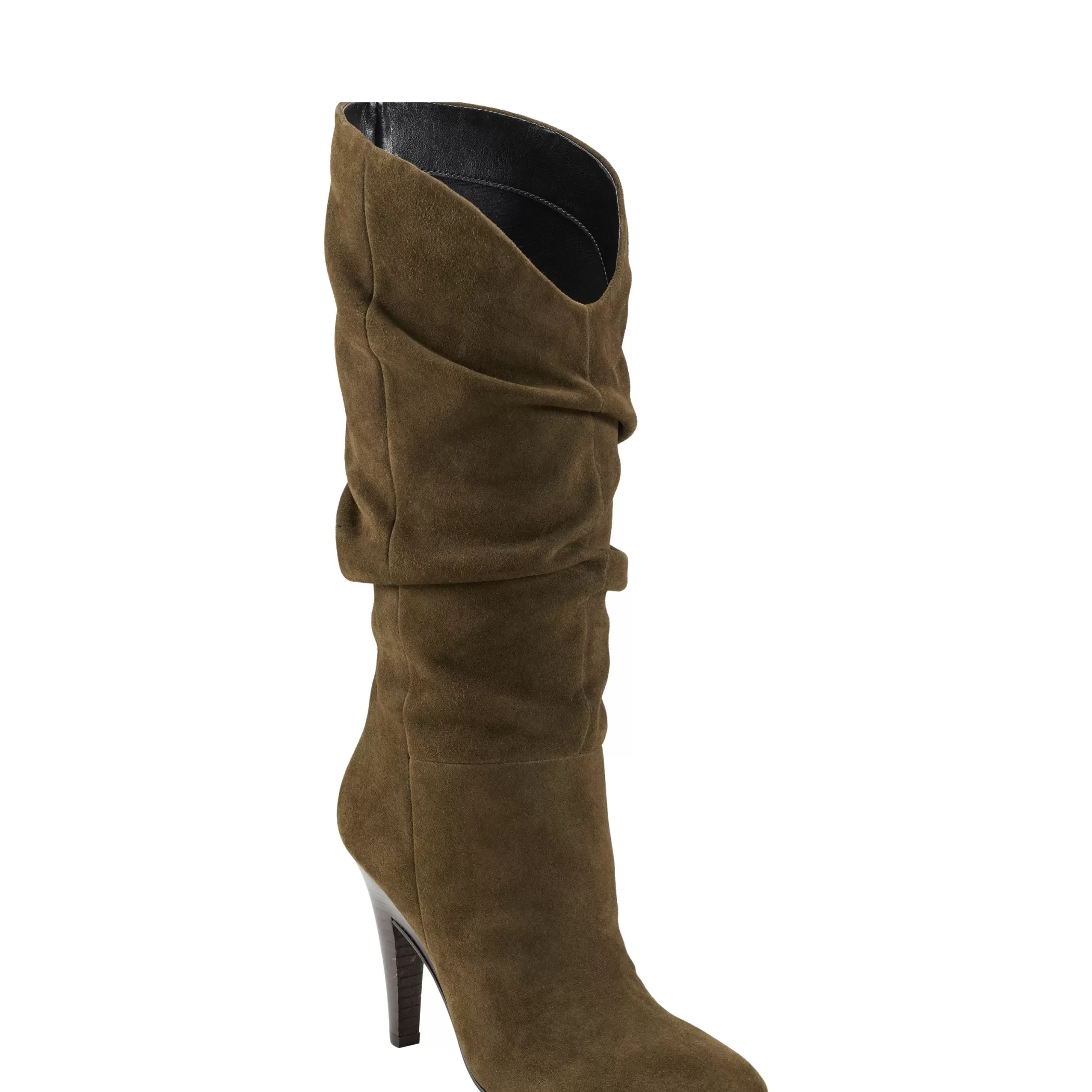 Discount Marc Fisher Krista Stiletto Slouchy Dress Boot Green