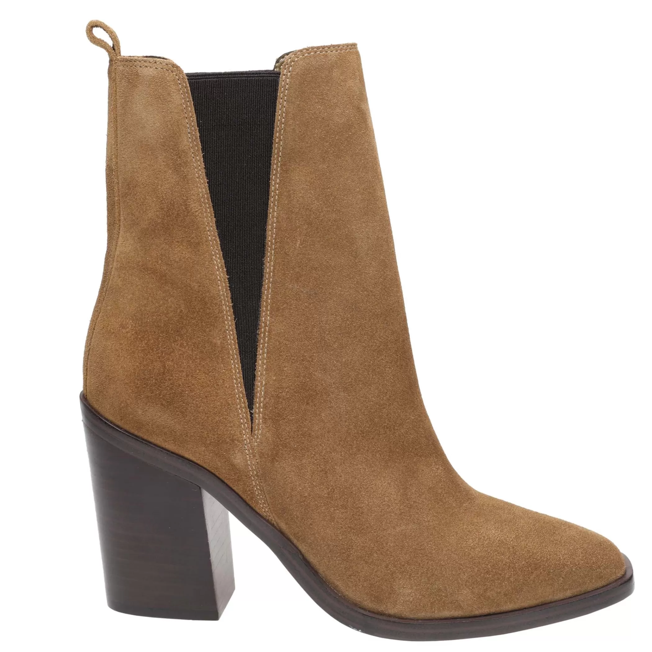 Cheap Marc Fisher Kristie Heeled Bootie Brown Suede