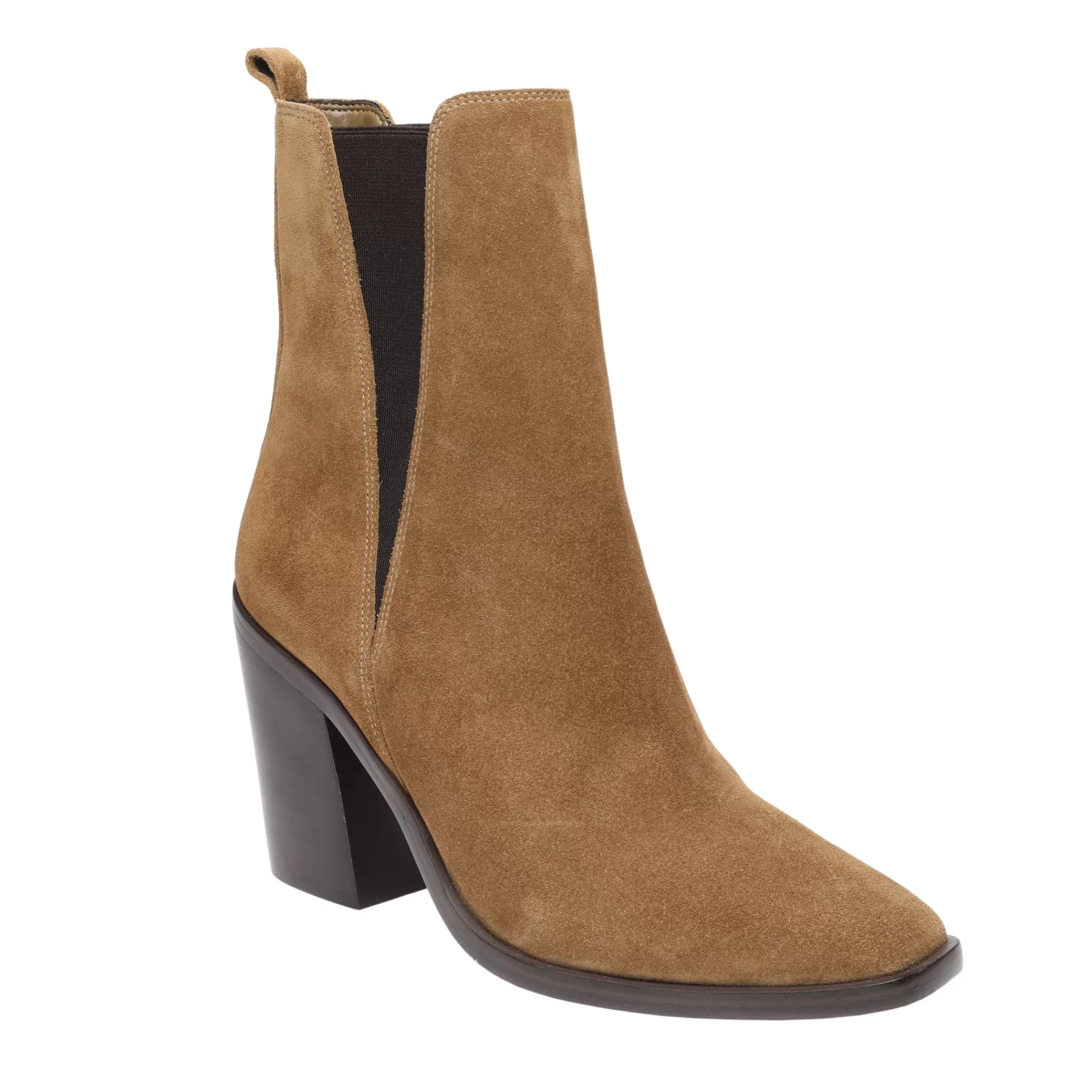 Cheap Marc Fisher Kristie Heeled Bootie Brown Suede