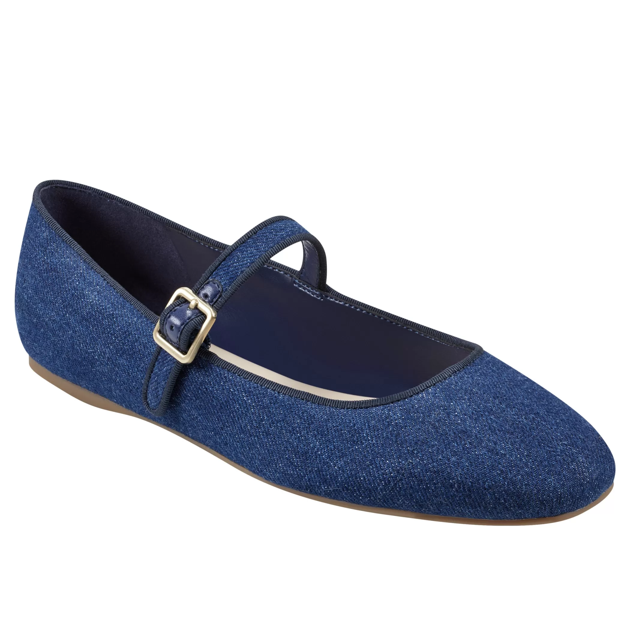 Cheap Marc Fisher Lailah Mary Jane Ballet Flat Denim