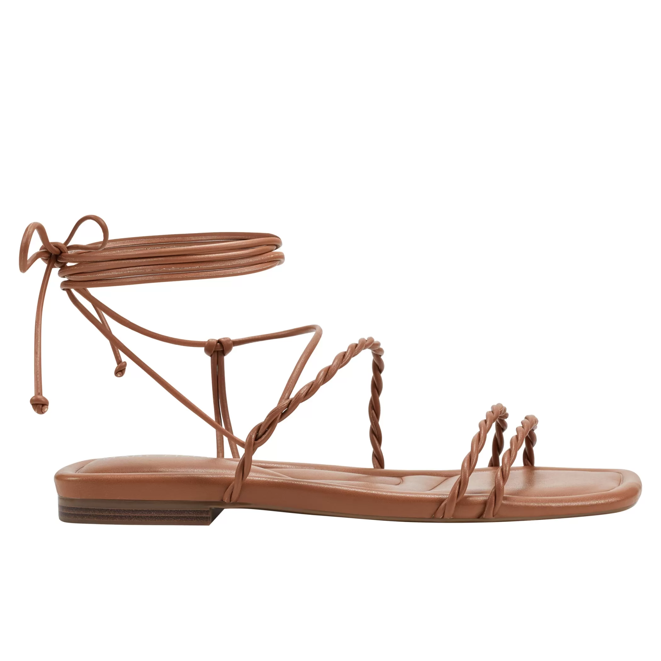 Outlet Marc Fisher Lakita Casual Sandal Dark Natural