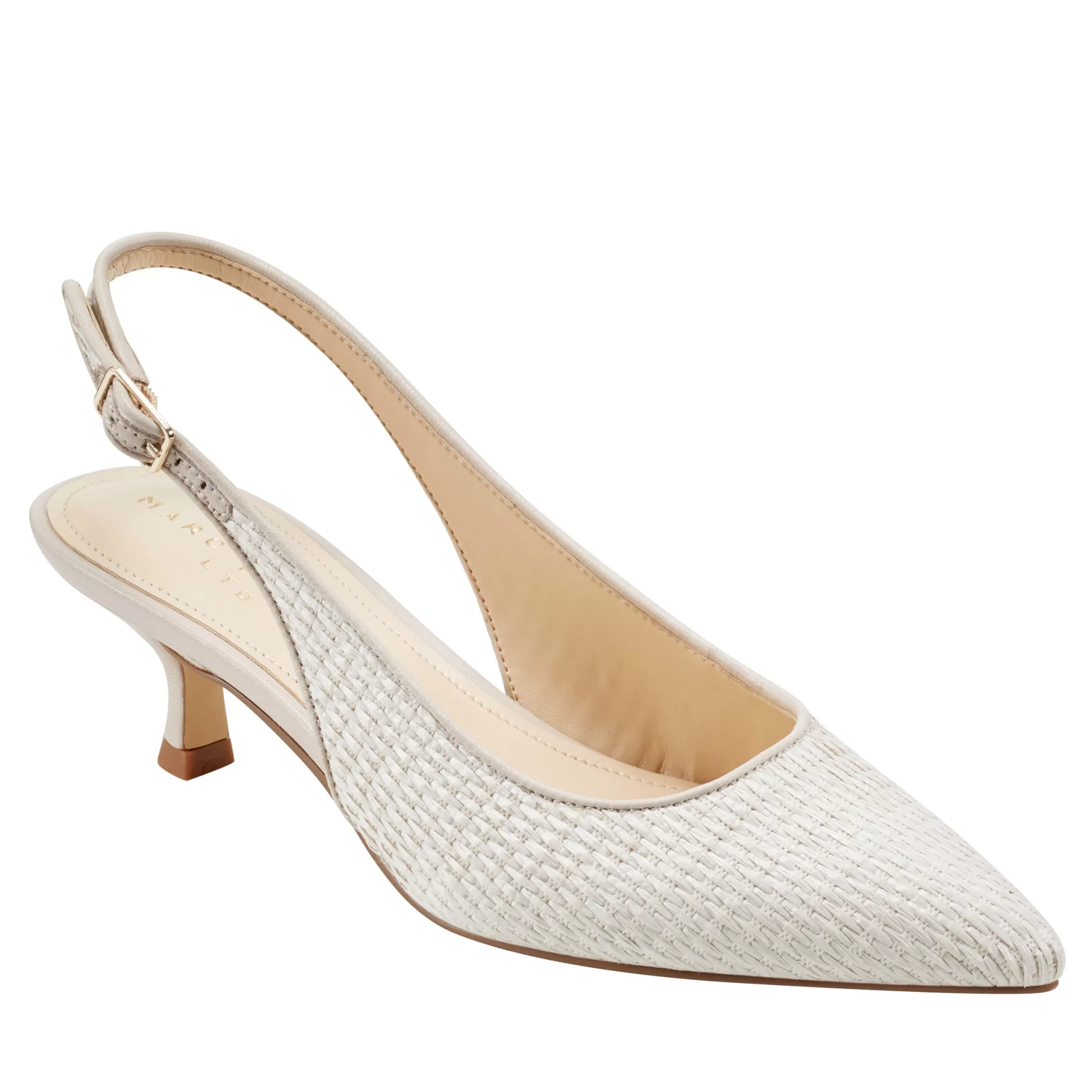 Cheap Marc Fisher Larysa Slingback Pump Light Natural