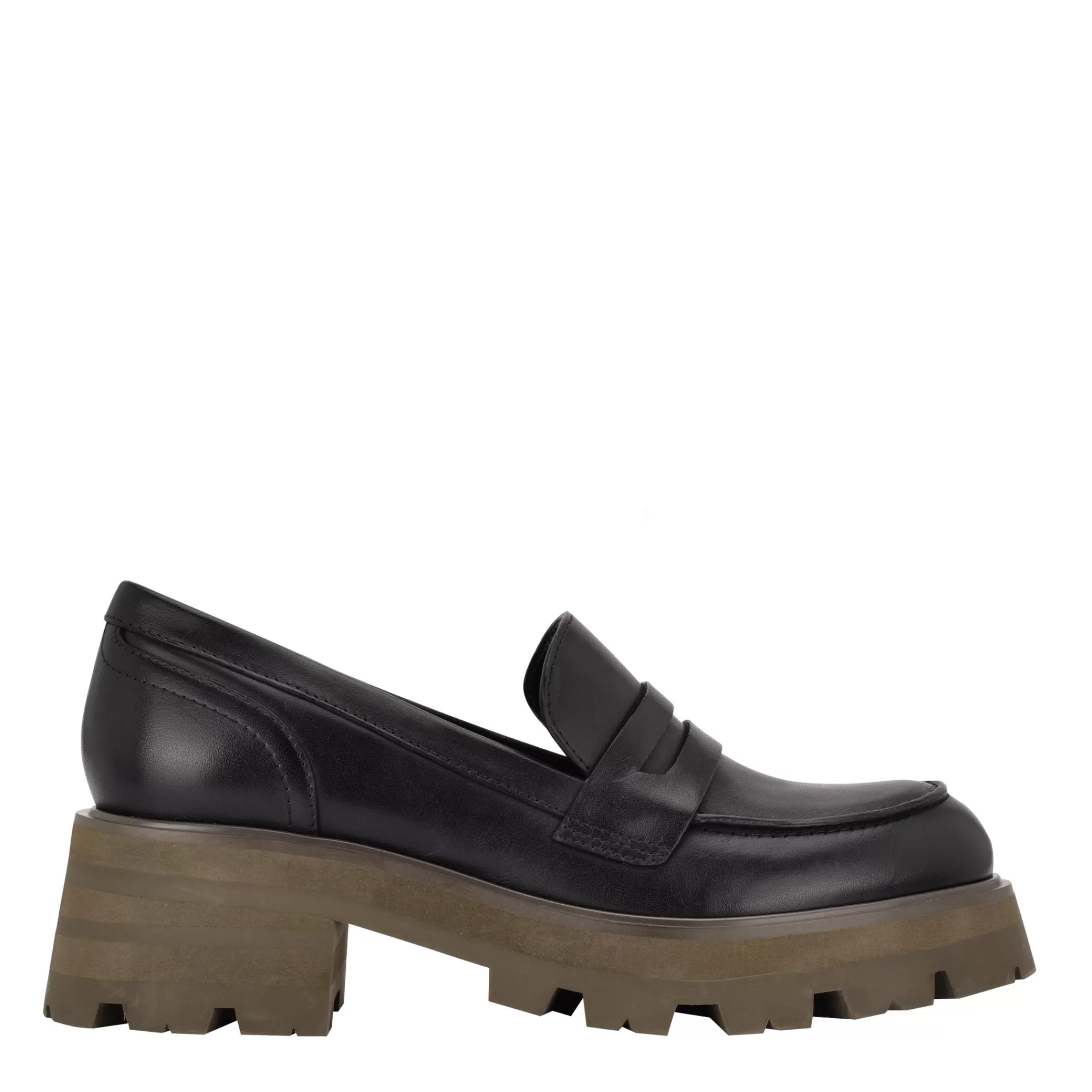 Flash Sale Marc Fisher Latika Lug Sole Loafer Black Leather