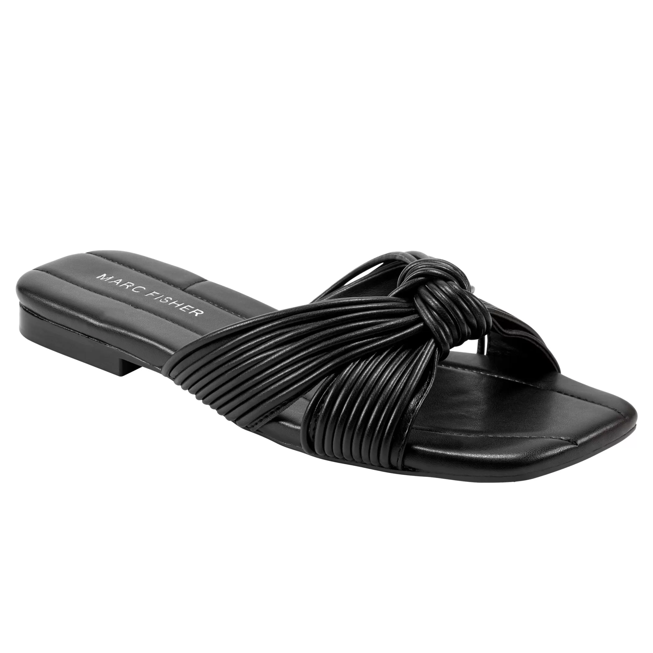 Outlet Marc Fisher Laury Flat Sandal Black