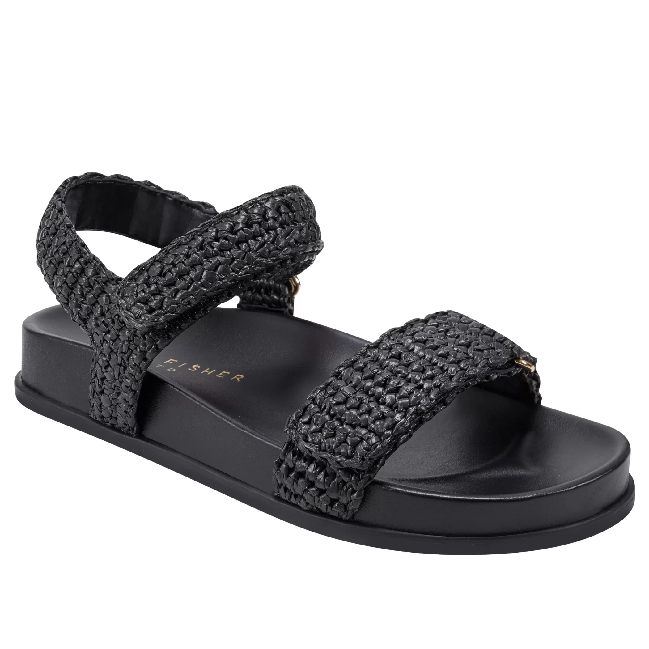 Shop Marc Fisher Lenore Footbed Sandal Black